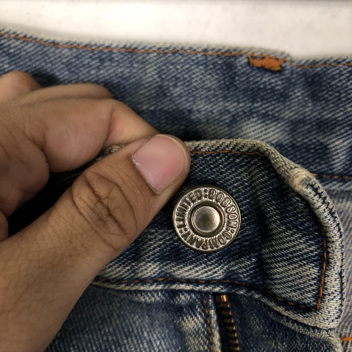 Japanese Brand 🔥90’s Vintage Distressed Denim Jeans Bobson USA Made Size US 32 / EU 48 - 12 Thumbnail