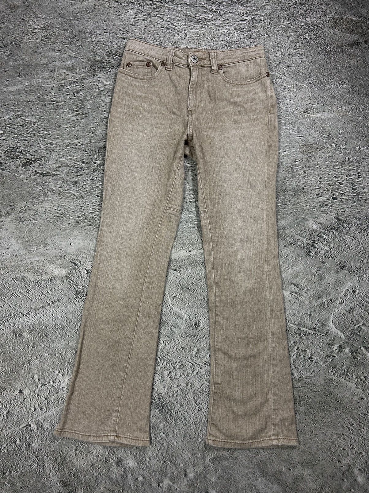 Other Y2K jeans flared beige Japanese Size 28" / US 6 / IT 42 - 5 Thumbnail