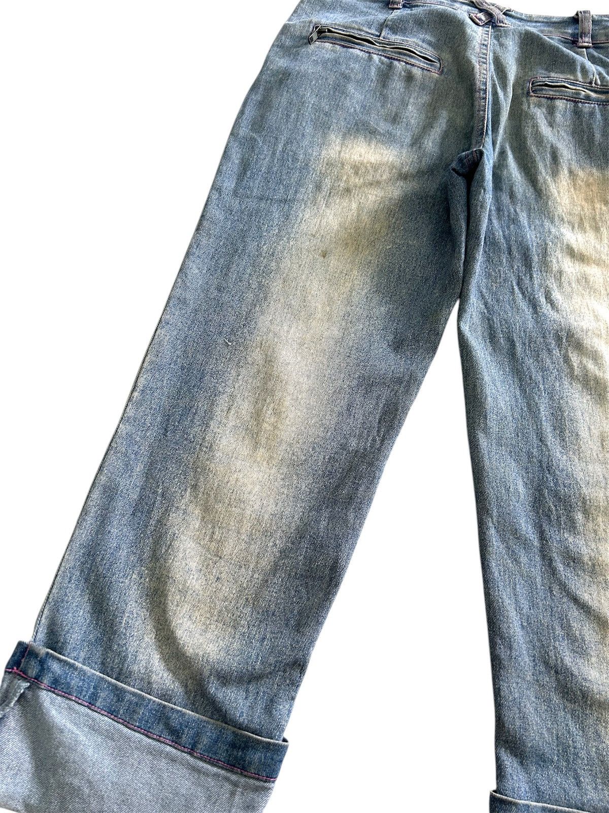 Japanese Brand × Vintage 💥 Vintage Japanese Denim Paint Splatter Jeans Size US 30 / EU 46 - 9 Thumbnail