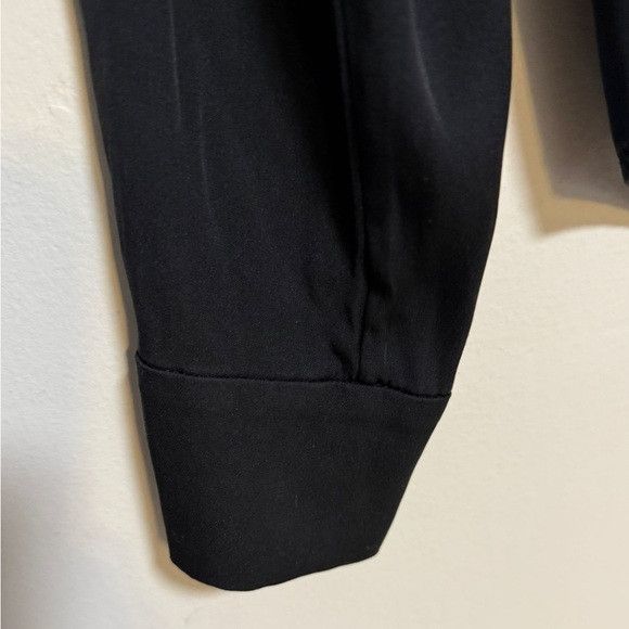 Vince Vince Black Long Sleeve Band Collar Button-Up Blouse Size S Size S / US 4 / IT 40 - 4 Thumbnail