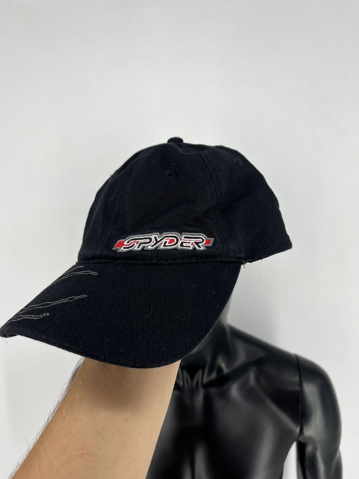 Spyder Vintage Y2k Streetwear Spyder Ball Cap Embroidered Mens Size ONE SIZE - 3 Thumbnail