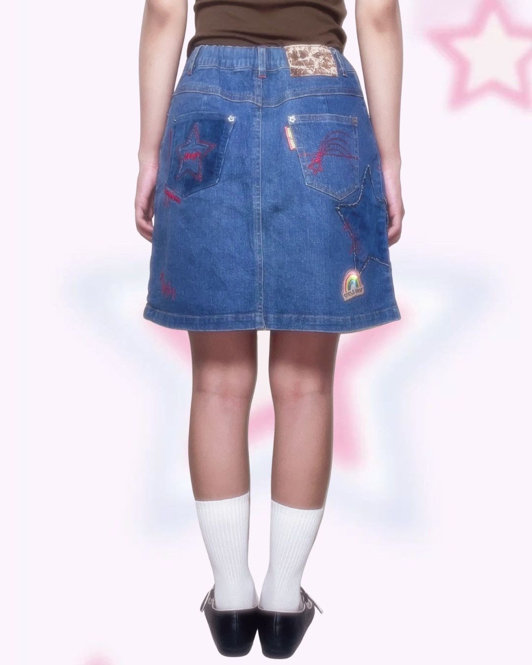Angel Blue Angel Blue Black Pleated Mini Skirt Heart Logo Size 27" / US 4 / IT 40 - 3 Thumbnail