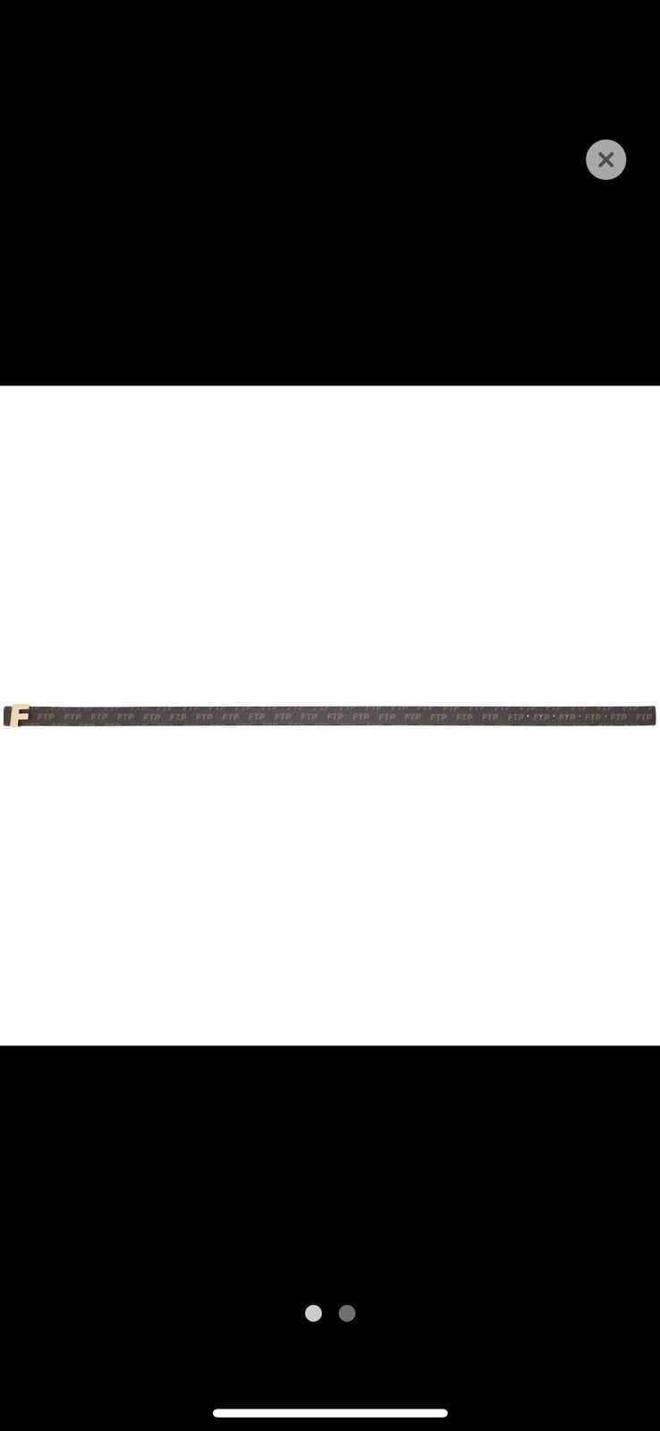 Fuck The Population FTP DAMIER BELT Size 42 - 4 Thumbnail