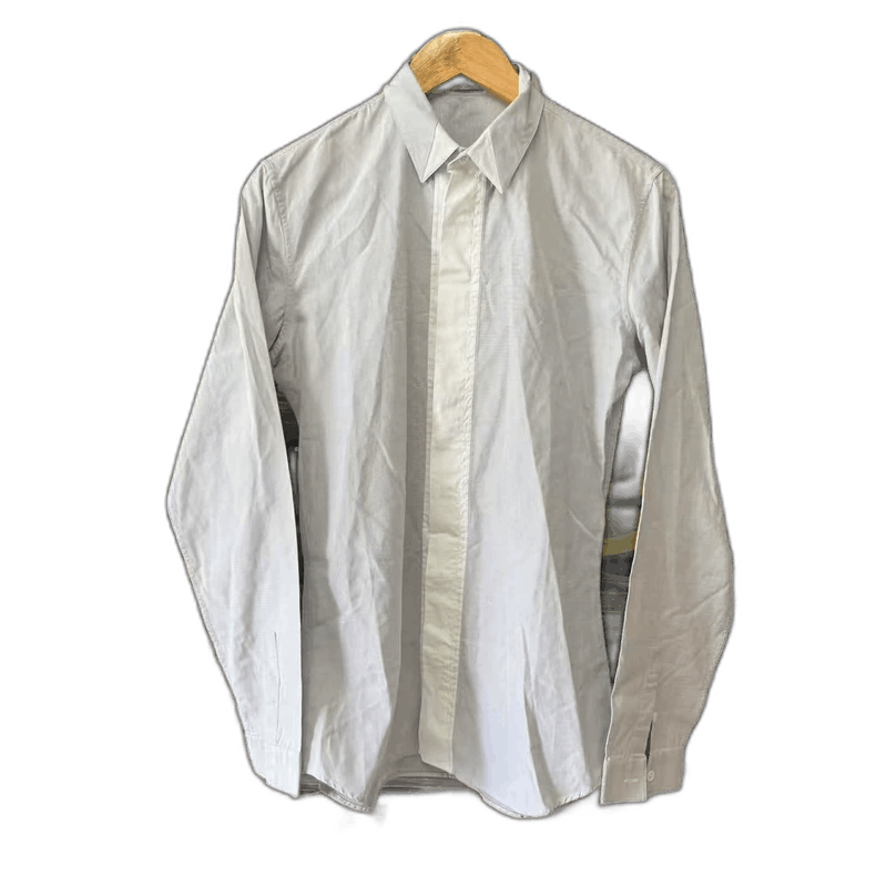 Dior Dior White Long Sleeve Shirt Size 38 Size US M / EU 48-50 / 2 - 1 Thumbnail