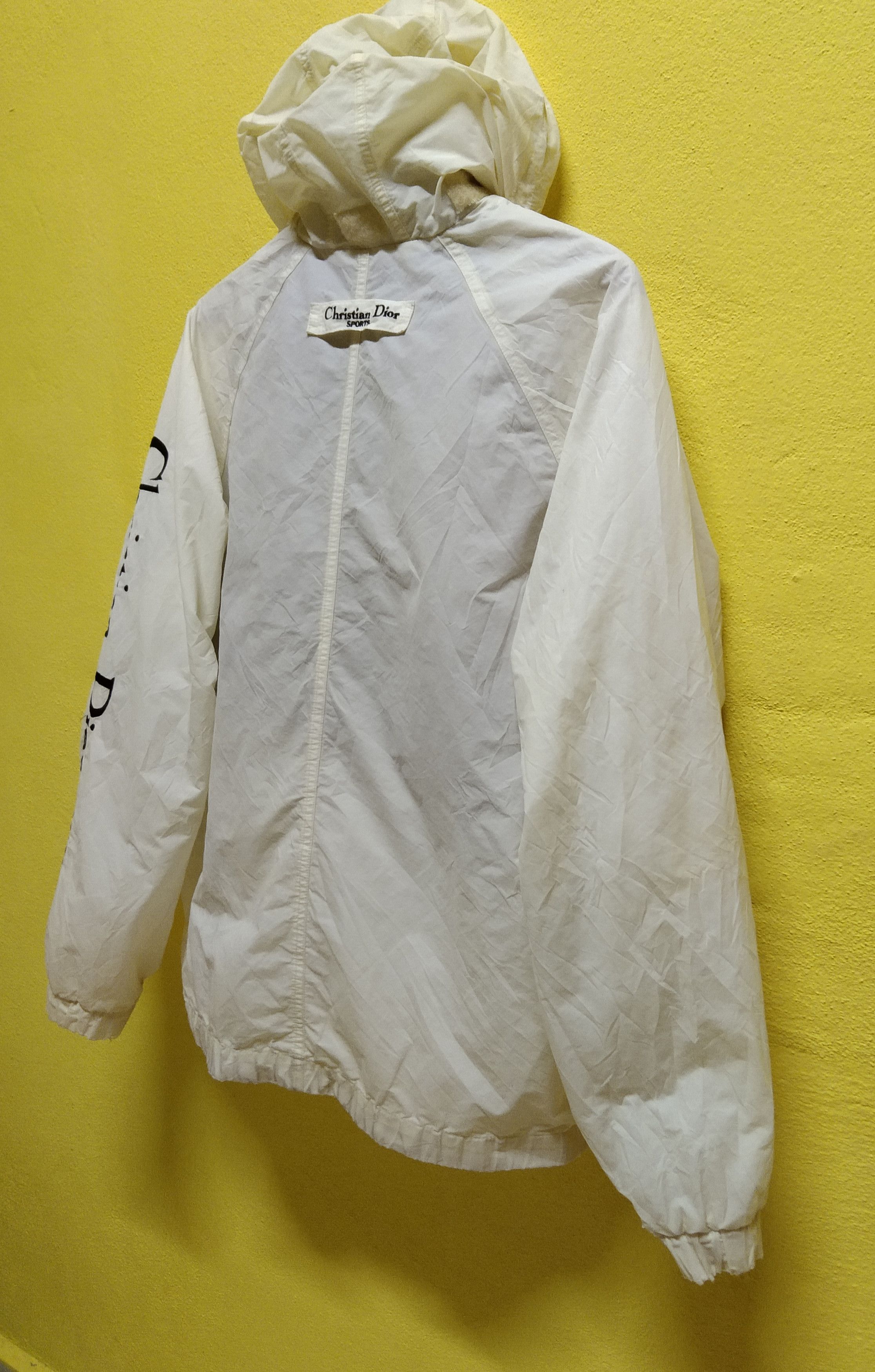 Christian Dior Monsieur Christian Dior Sports Spell Out Embroidery Hooded Jacket Size US XL / EU 56 / 4 - 6 Thumbnail