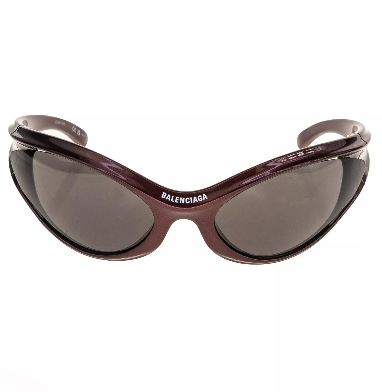 Balenciaga BALENCIAGA DYNAMO 0317 Burgundy 002 Fashion BB0317 Size ONE SIZE - 5 Thumbnail