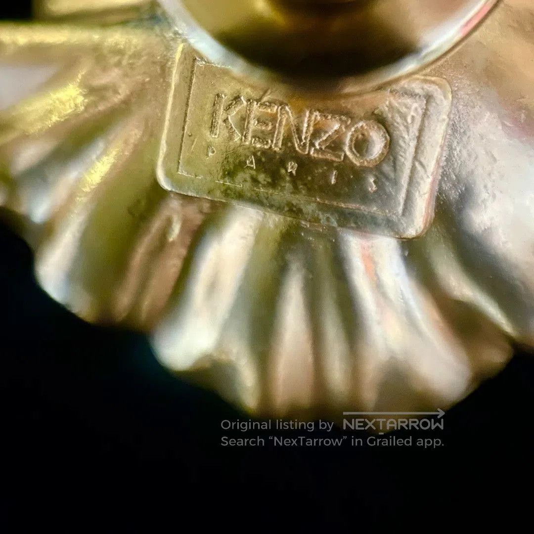 Kenzo KENZO Vintage Flower Earrings. Size ONE SIZE - 3 Thumbnail