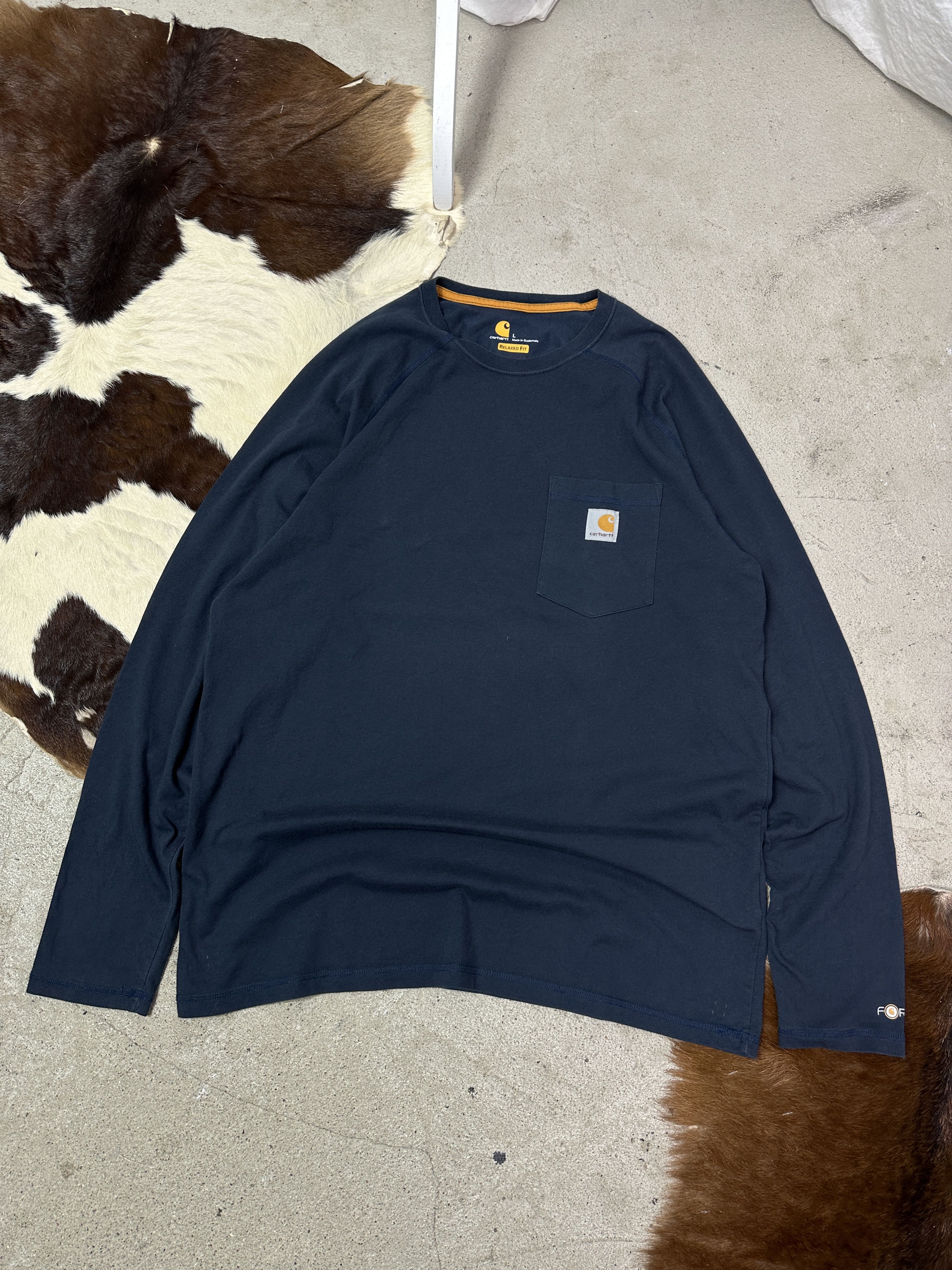 Carhartt Vintage Streetwear Sporty Skater Carhartt Longsleeve Y2K Size US L / EU 52-54 / 3 - 1 Thumbnail