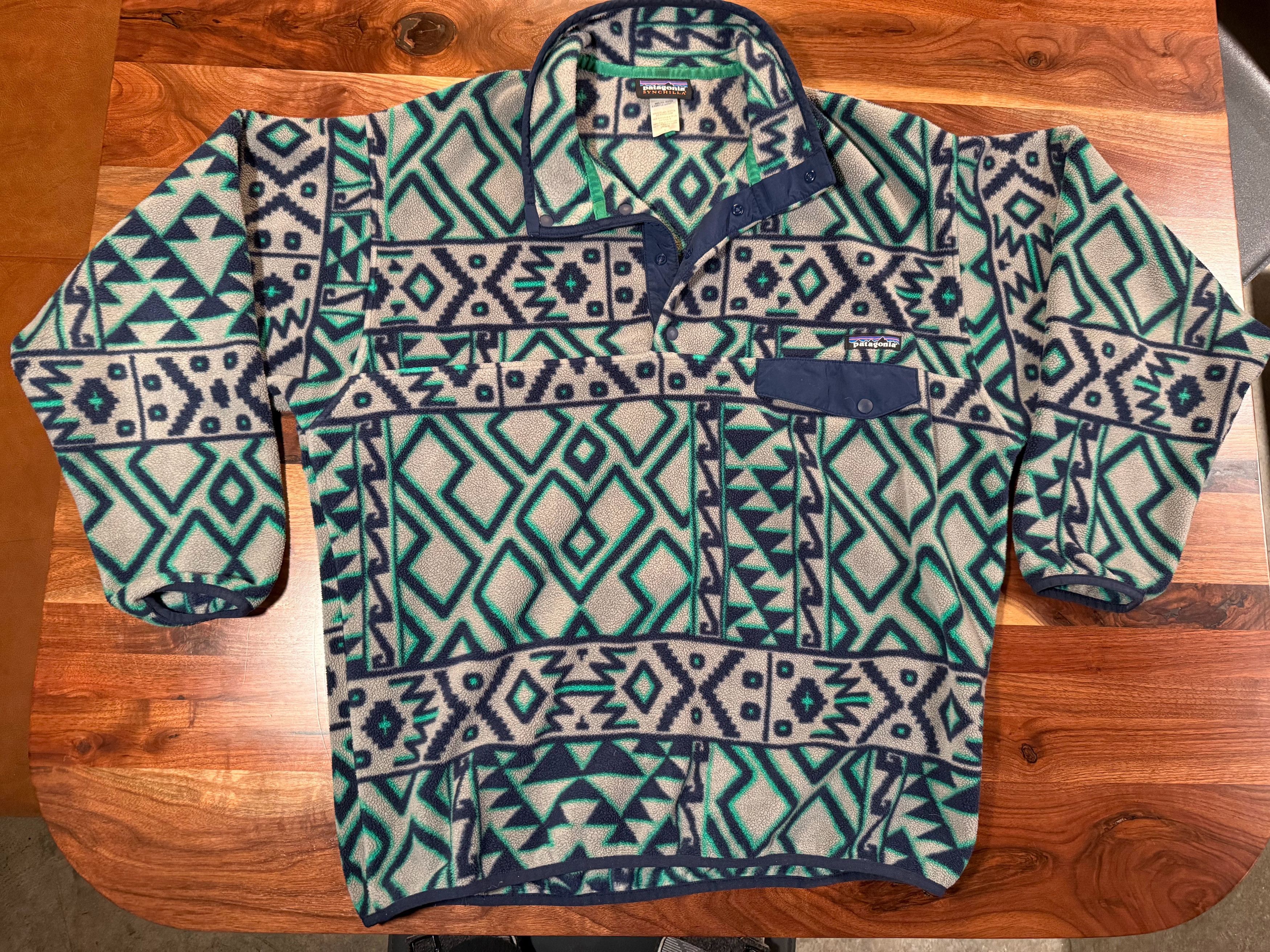 Patagonia Patagonia Synchilla Snap-T Aztec Geo Tribal Fleece Large Size US L / EU 52-54 / 3 - 1 Thumbnail