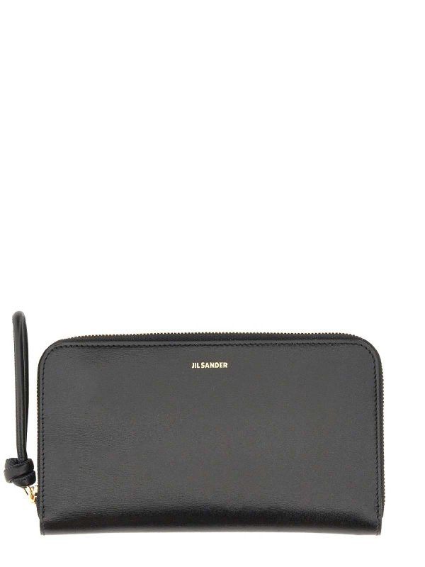 Jil Sander o1loc1c0426 Size:OS/Gipped Wallet in Black Size ONE SIZE - 2 Thumbnail
