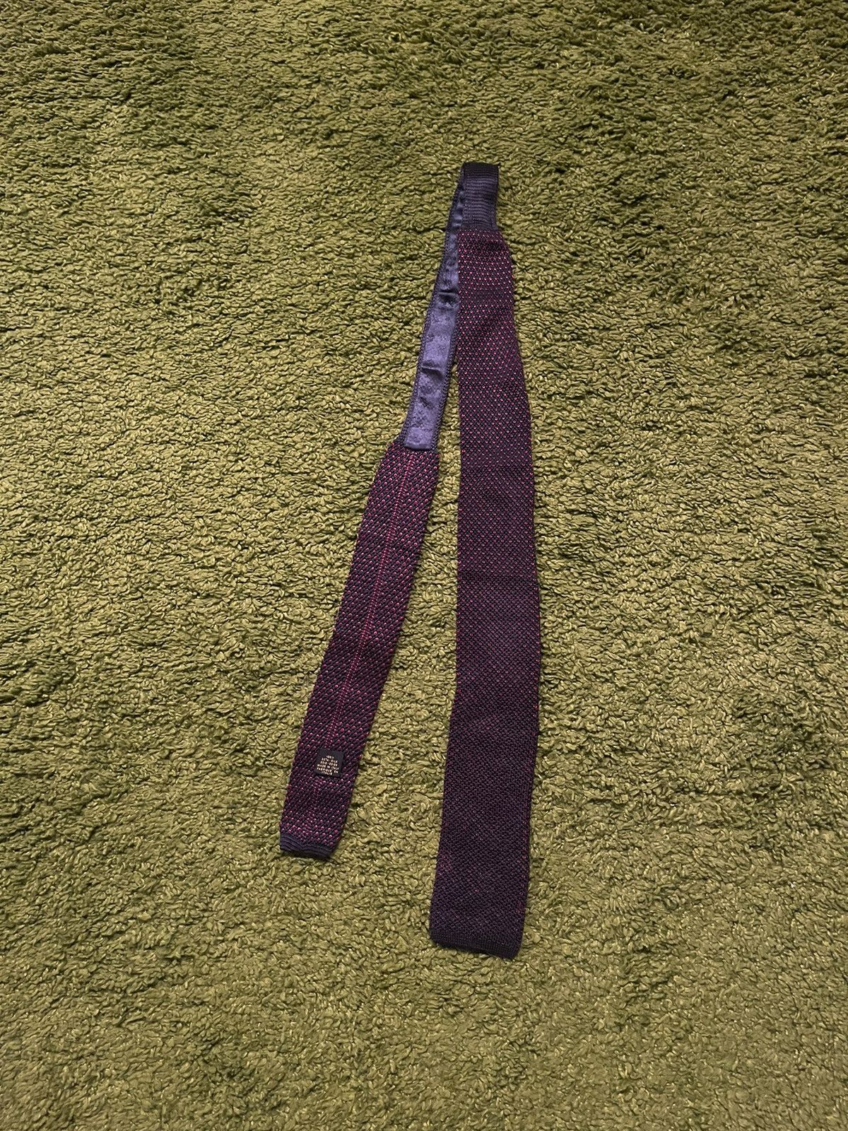 Loro Piana 100% silk luxury knit tie