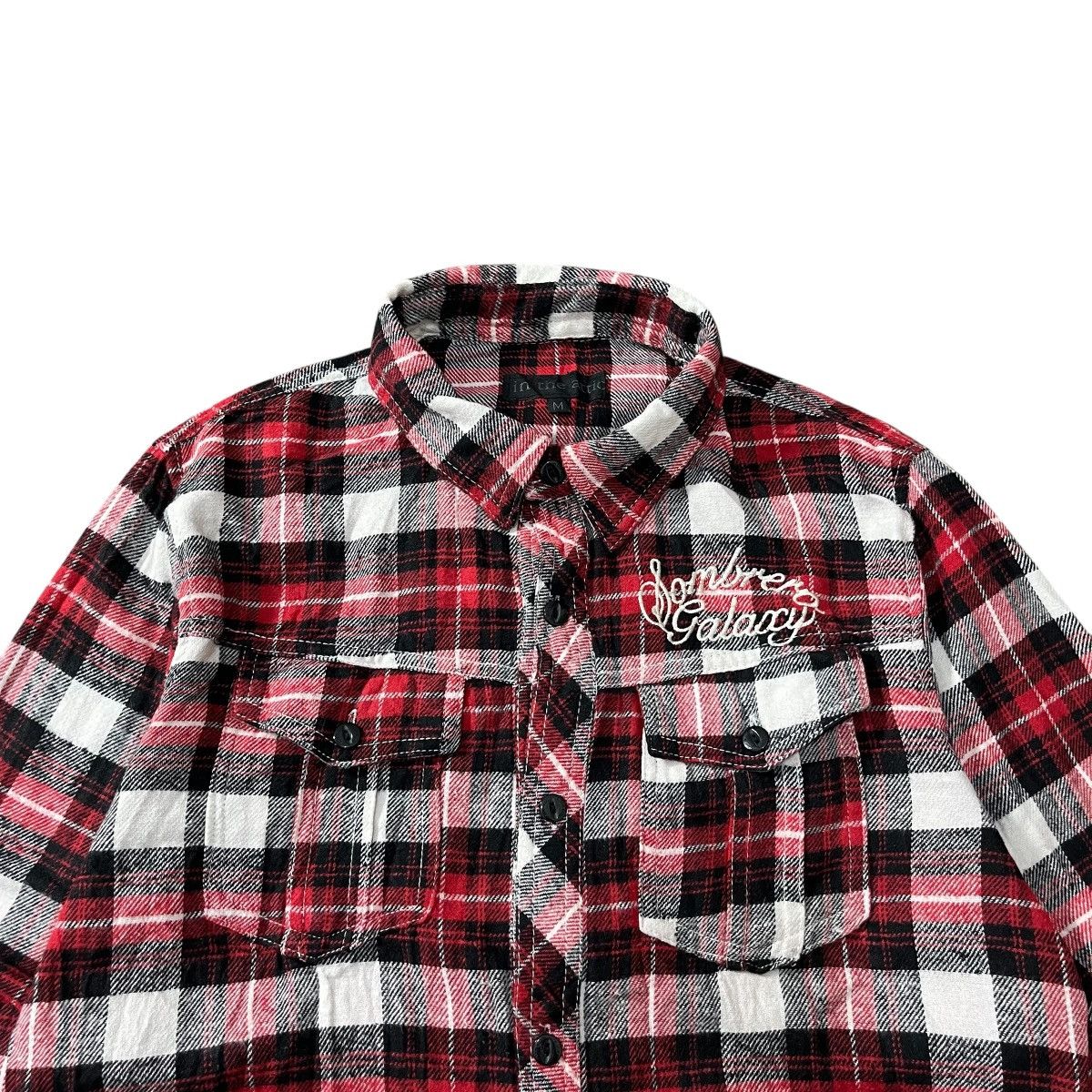 Japanese Brand IN THE ATTIC Plaid Flanel Shirt ifsix gothic style Size US M / EU 48-50 / 2 - 3 Thumbnail
