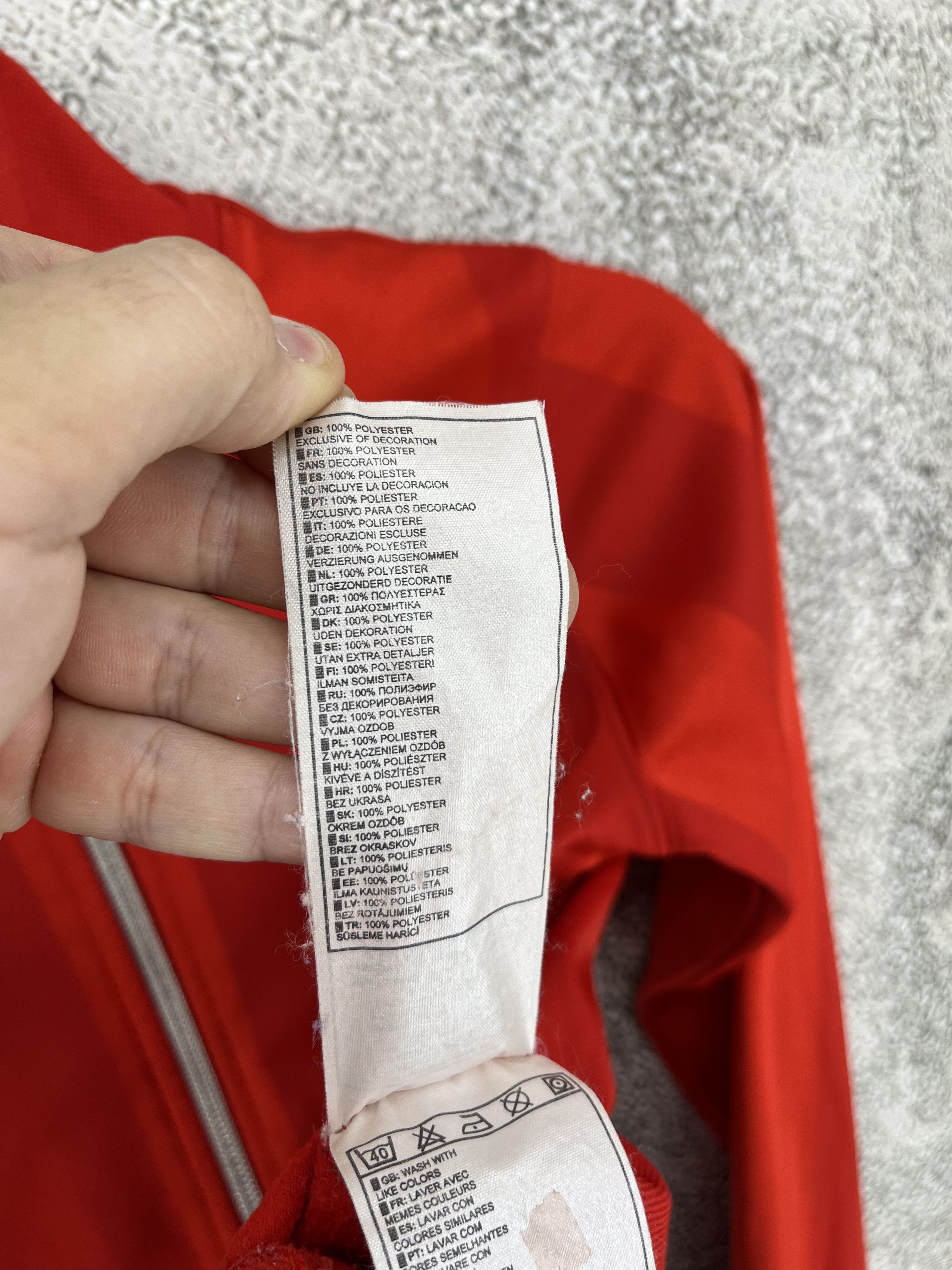 Nike Women's Vintage 00's y2k Track Top Zip Jacket Just Do It Red Size S / US 4 / IT 40 - 12 Thumbnail
