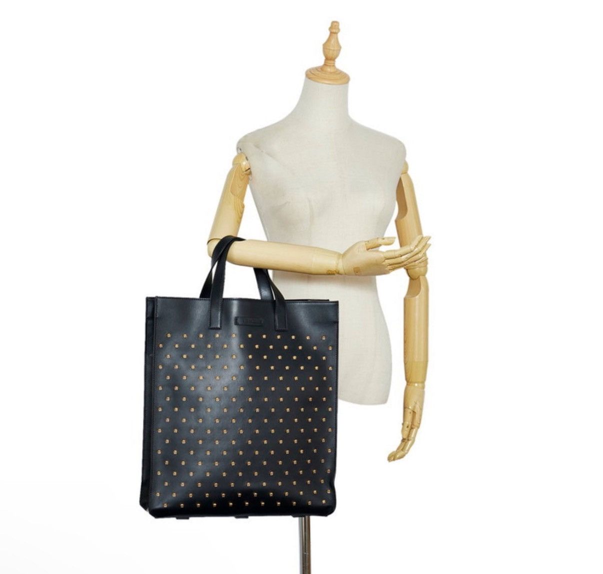 Versace VERSACE Medusa Stud leather tote bag LRG 2 Handled Purse Size ONE SIZE - 3 Thumbnail