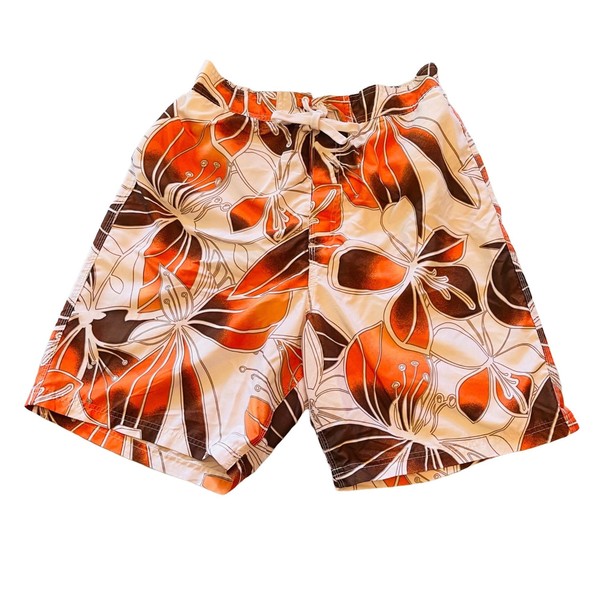Joe Boxer Joe Boxer Men's Swim Trunks Board Shorts Medium Tropical Flo Size US 31 - 9 Thumbnail