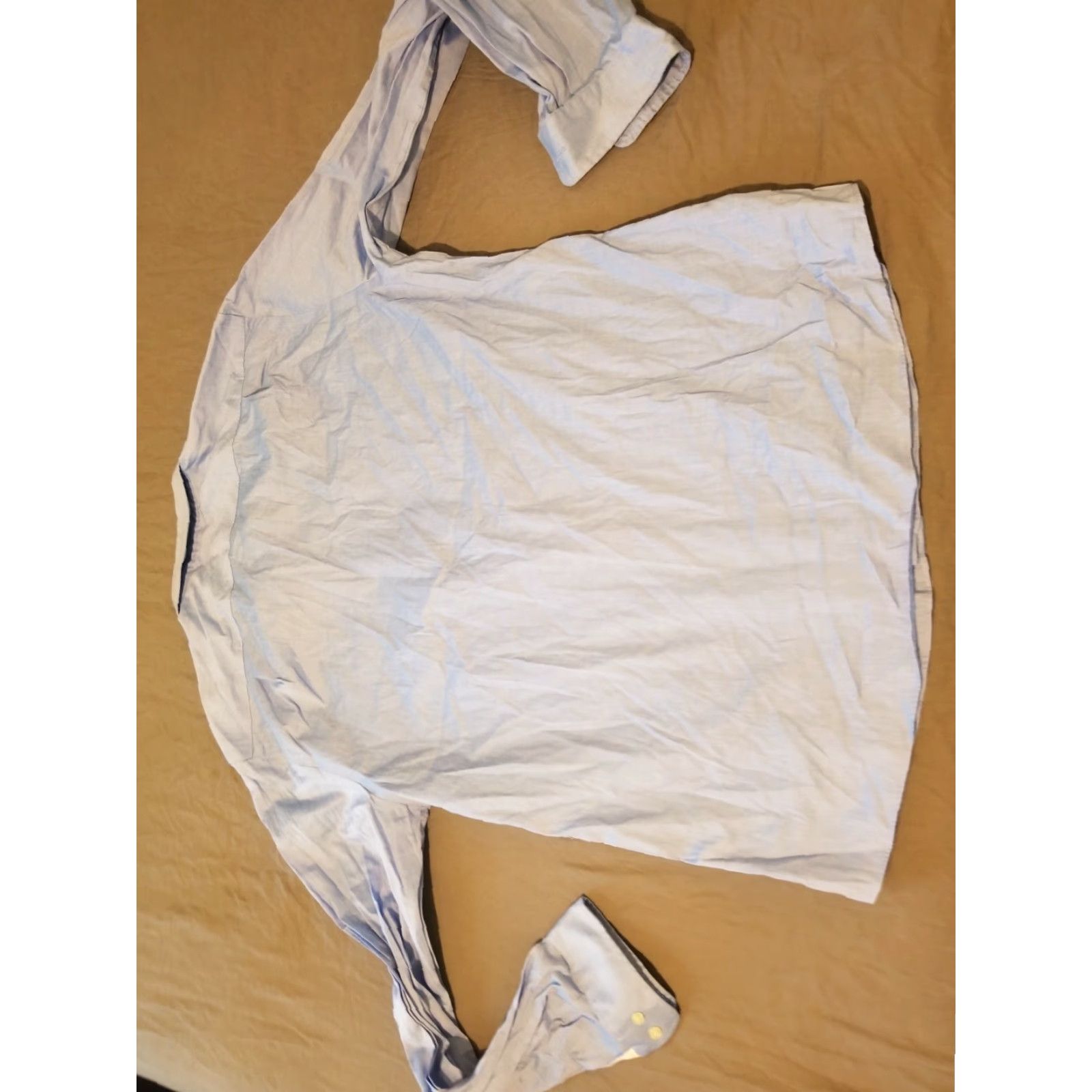 Tommy Hilfiger Tommy Hilfiger Dress Shirt Men's Blue Cotton 16.5 34/35 Slim Button Cotton (16.5) Adult Regular Short Description: N/A Size 46R - 5 Thumbnail