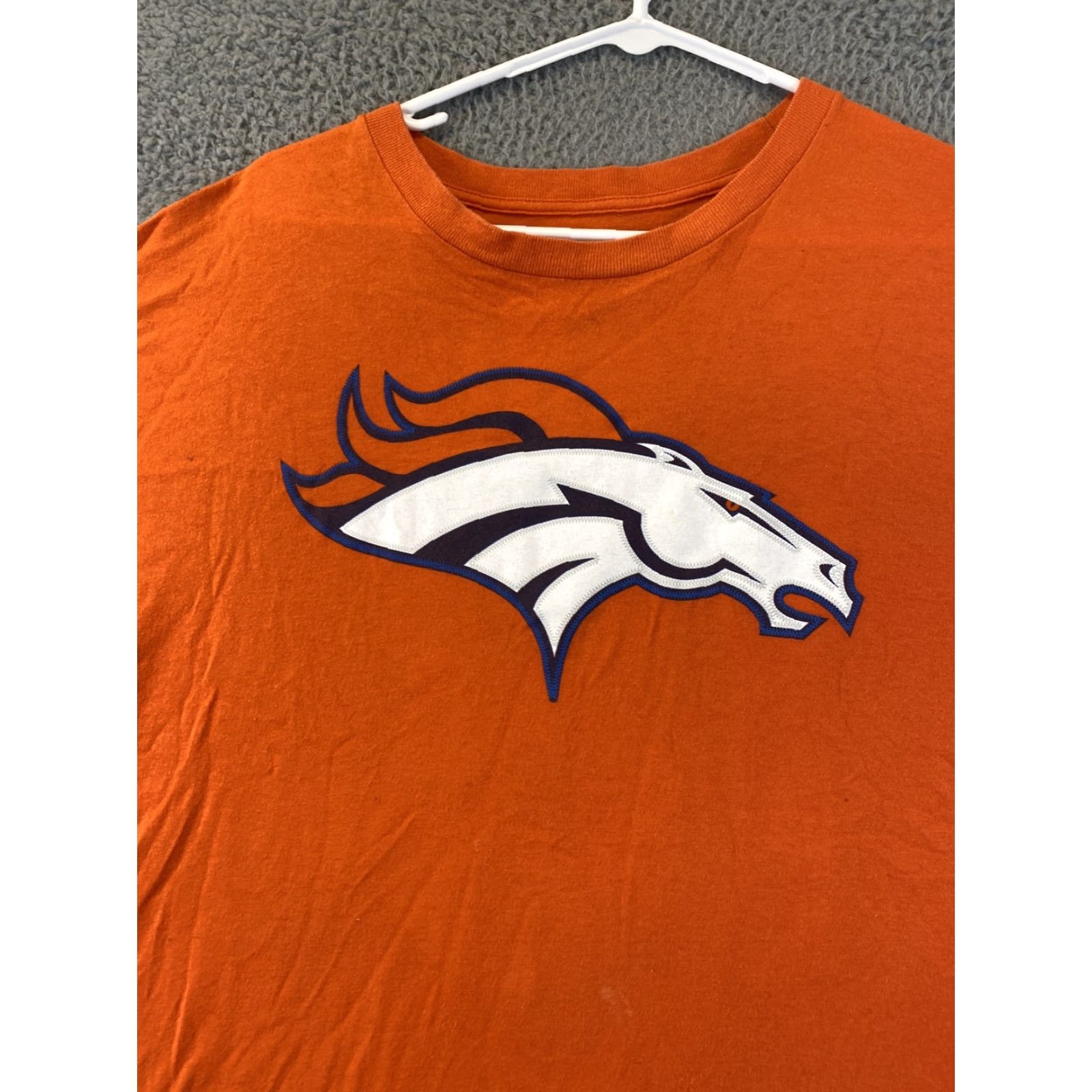 NFL NFL Denver Broncos Graphic Tee Orange Shirt XL Short Sleeve Mens Size US XL / EU 56 / 4 - 2 Thumbnail