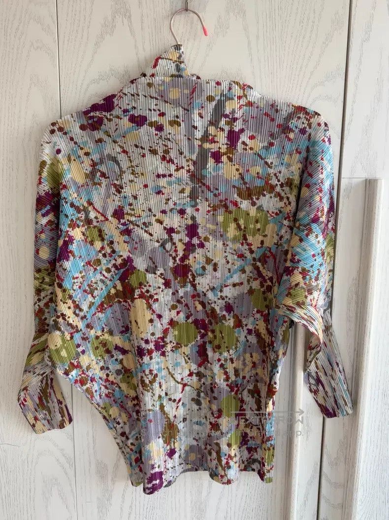 Issey Miyake Issey Miyake Color-blocked long-sleeve Size L / US 10 / IT 46 - 2 Thumbnail