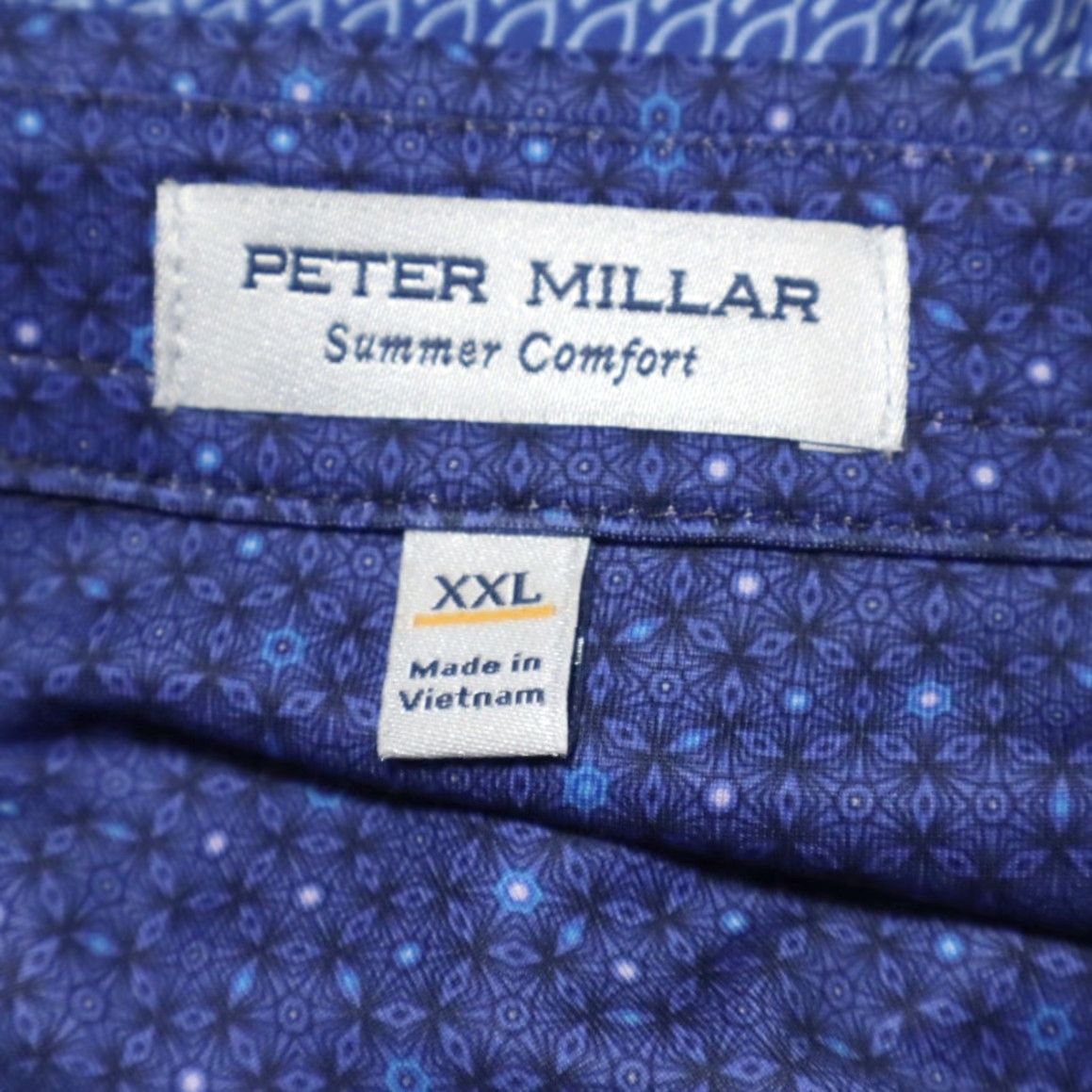 Peter Millar Peter Millar Avon Performance Jersey Stretch Shirt Navy Men's 2XL Size US XXL / EU 58 / 5 - 5 Thumbnail