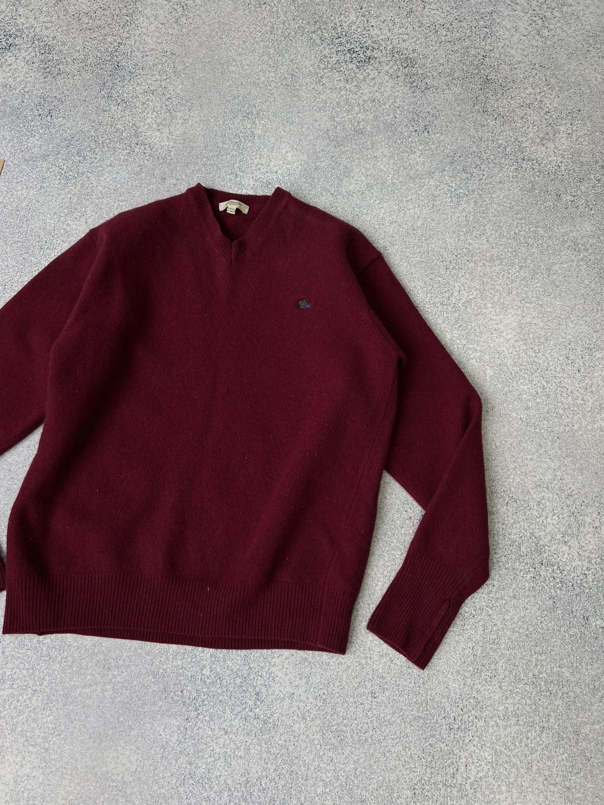 Burberry × Vintage Vintage Burberry cashmere wool sweatshirt Size US M / EU 48-50 / 2 - 4 Thumbnail