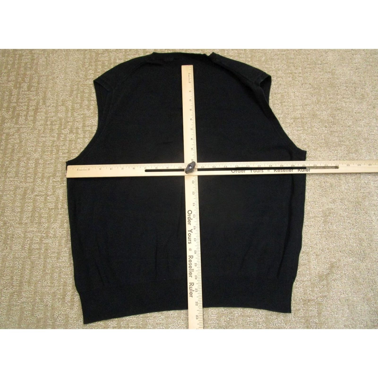 Polo Ralph Lauren Polo Ralph Lauren Sweater Vest Mens XL Black Red Pony V-Neck Pullover Classic Size US XL / EU 56 / 4 - 4 Thumbnail