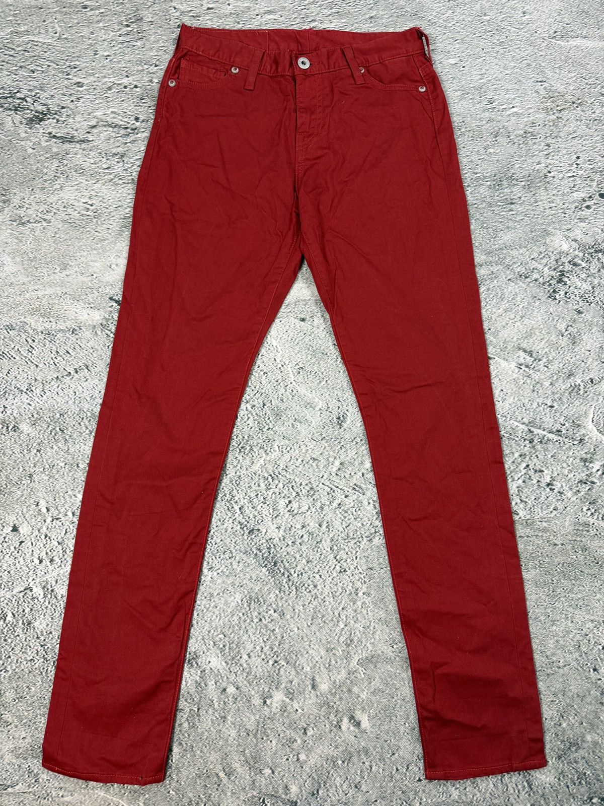 Bape Bape jeans red A Bathing Ape vintage Japanese pants Size 25" / US 0 / IT 36 - 4 Thumbnail