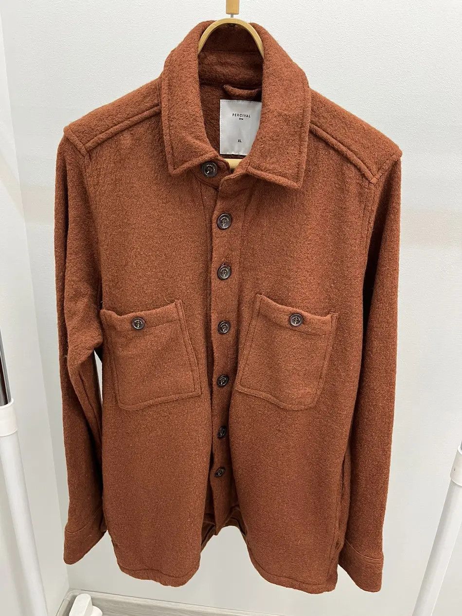 Percival Percival Viscose Wool Light Jacket Size US XL / EU 56 / 4 - 1 Thumbnail