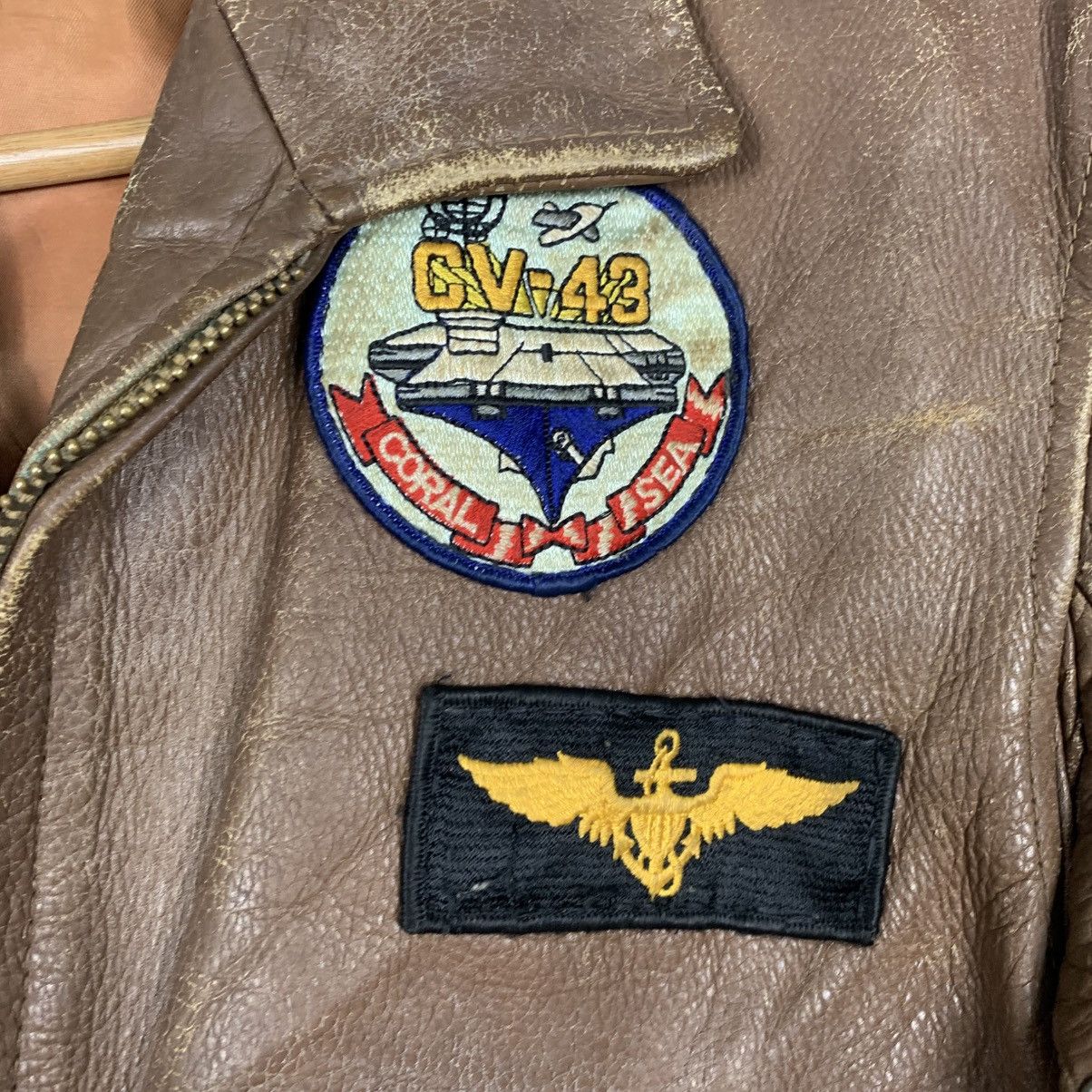 Japanese Brand Japanese Brand Dambuster Strike Fighter Leather Jacket Size US M / EU 48-50 / 2 - 18 Thumbnail