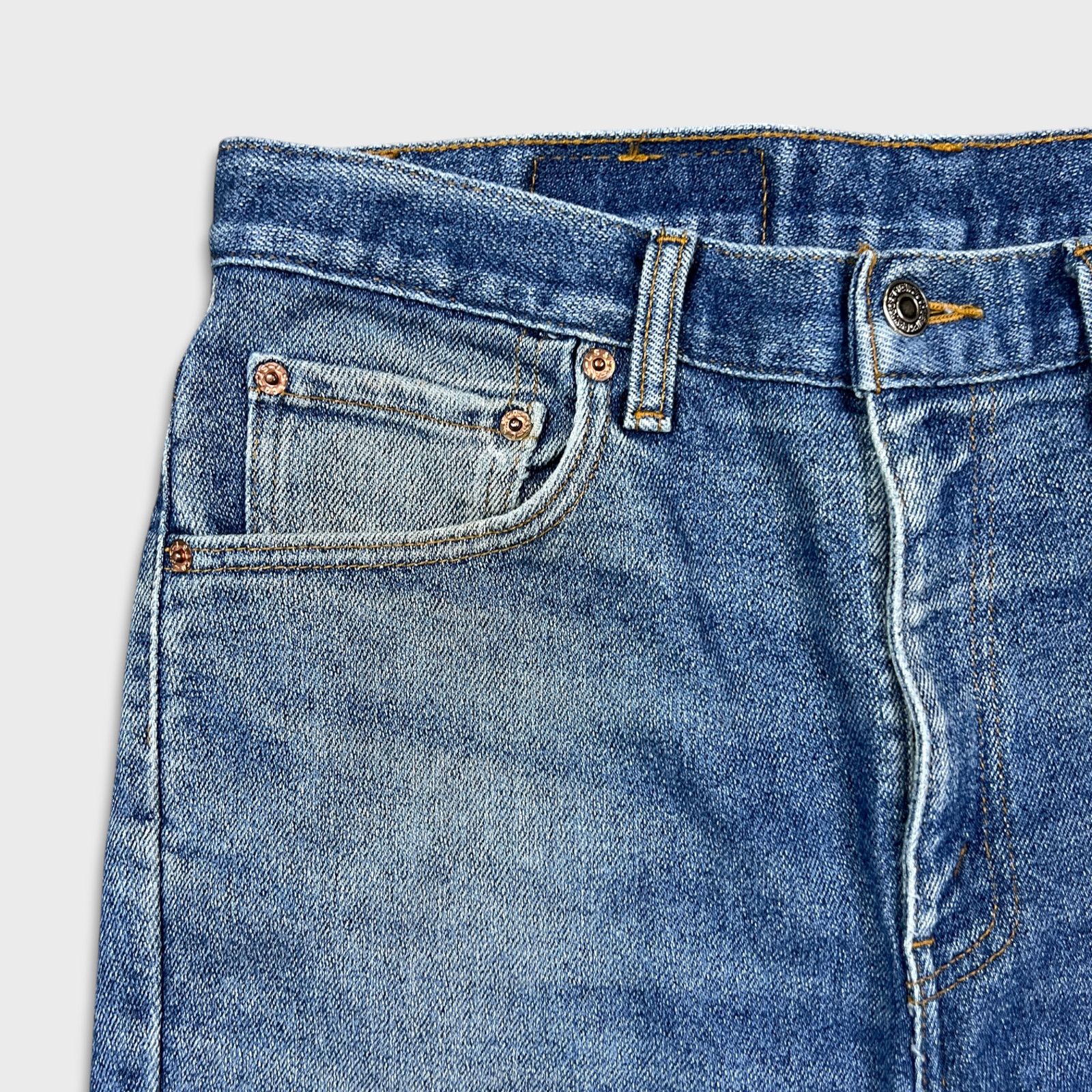 Levi's × Vintage Vintage 90s Levi's 505 34x30 White Tab Straight Relax Denim Size US 32 / EU 48 - 3 Thumbnail