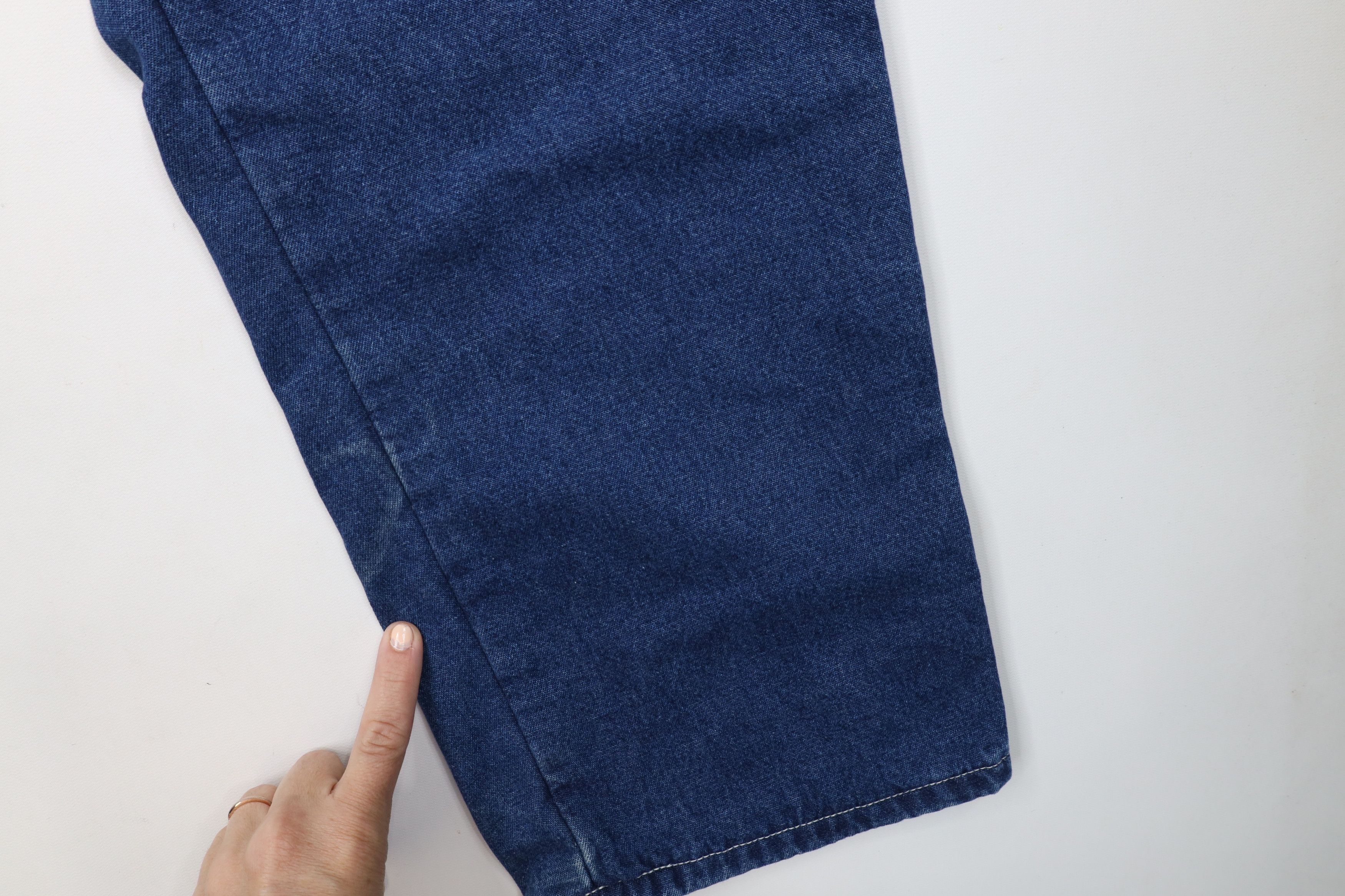 Dickies Vintage Dickies Fit Flannel Lined Wide Leg Dungaree Jeans Size US 38 / EU 54 - 8 Thumbnail