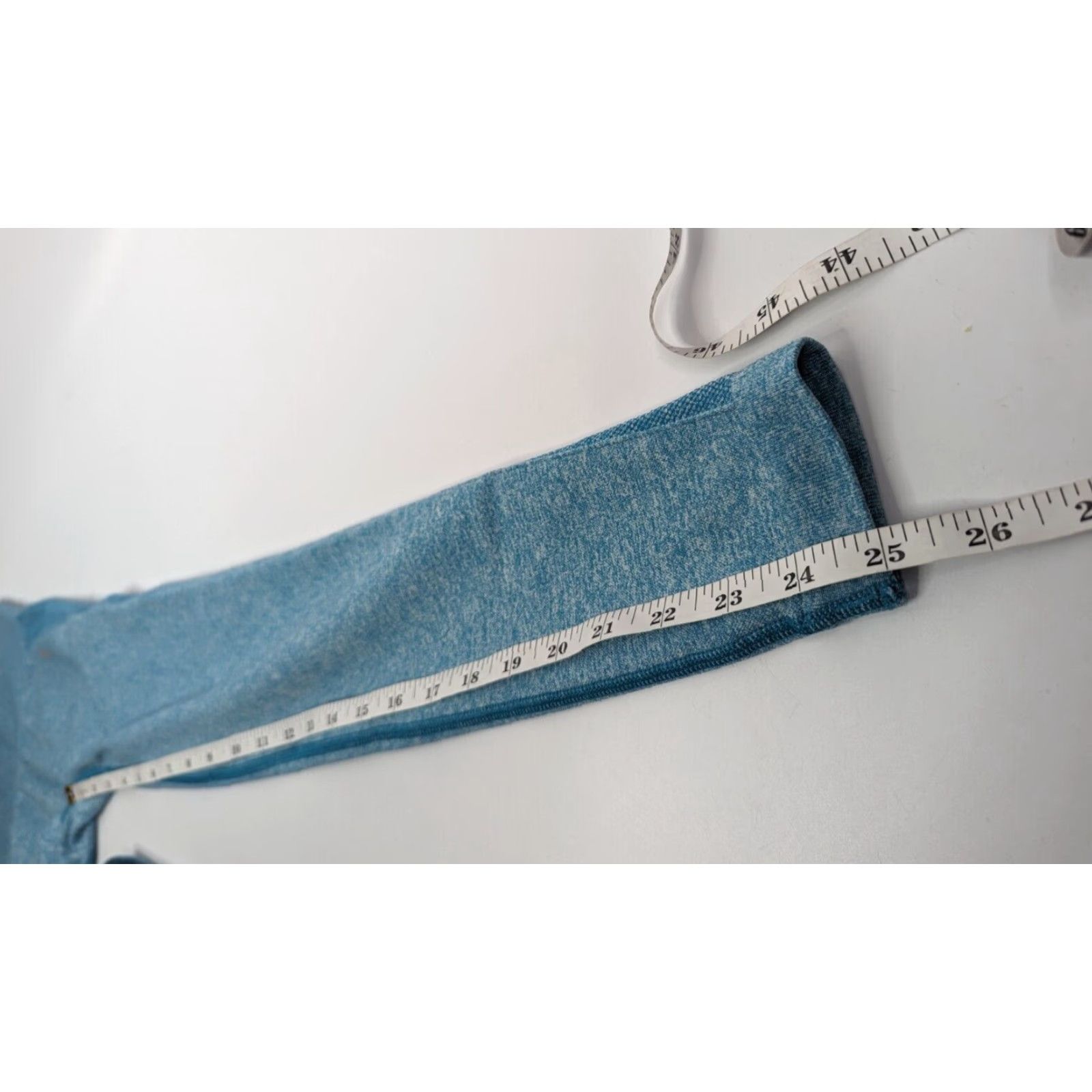 Gymshark Gymshark Leggings Women's XS Compression Blue Marl Size 26" / US 2 / IT 38 - 6 Thumbnail