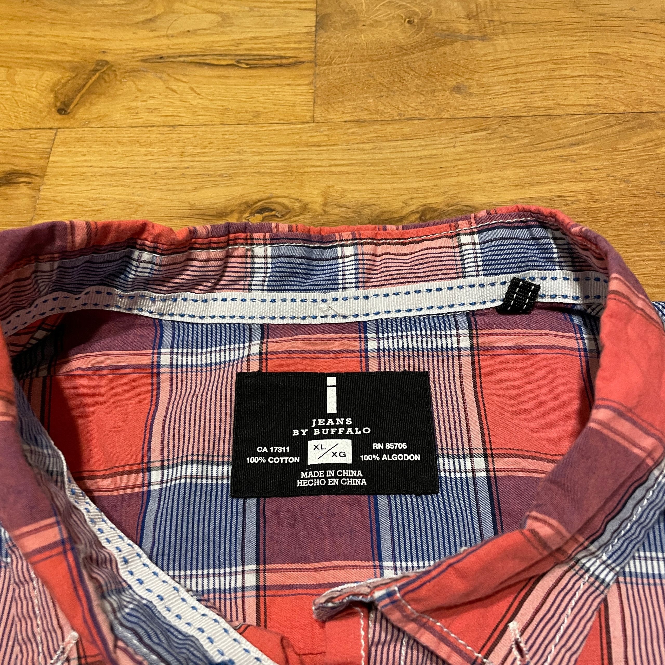Buffalo David Bitton BUFFALO JEANS MEN'S FASHIONABLE SHIRT SUMMER Size XL Size US XL / EU 56 / 4 - 2 Thumbnail