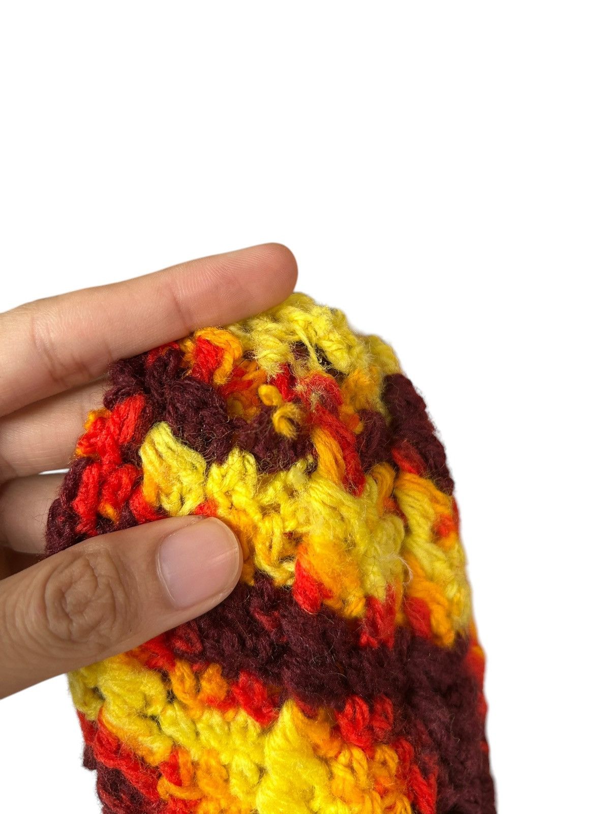 Kapital Crochet Knitteh handmade distressed beanie hats Size ONE SIZE - 7 Thumbnail