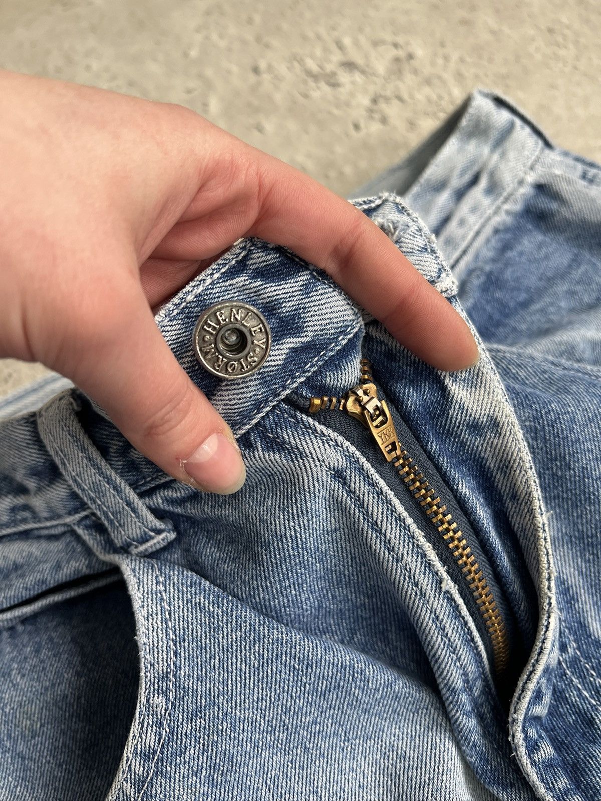 Diesel Wide leg distressed baggy rap jeans y2k Size US 30 / EU 46 - 6 Thumbnail