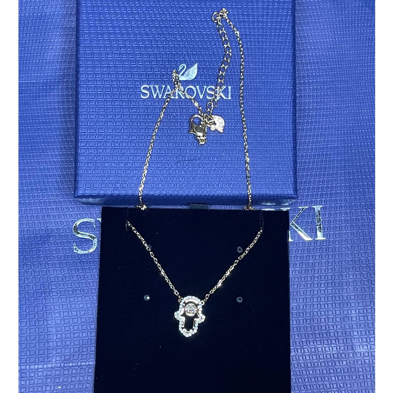 Swarovski Swarovski Luckily Hamsa hand Pendant Necklace n. Size ONE SIZE - 7 Thumbnail