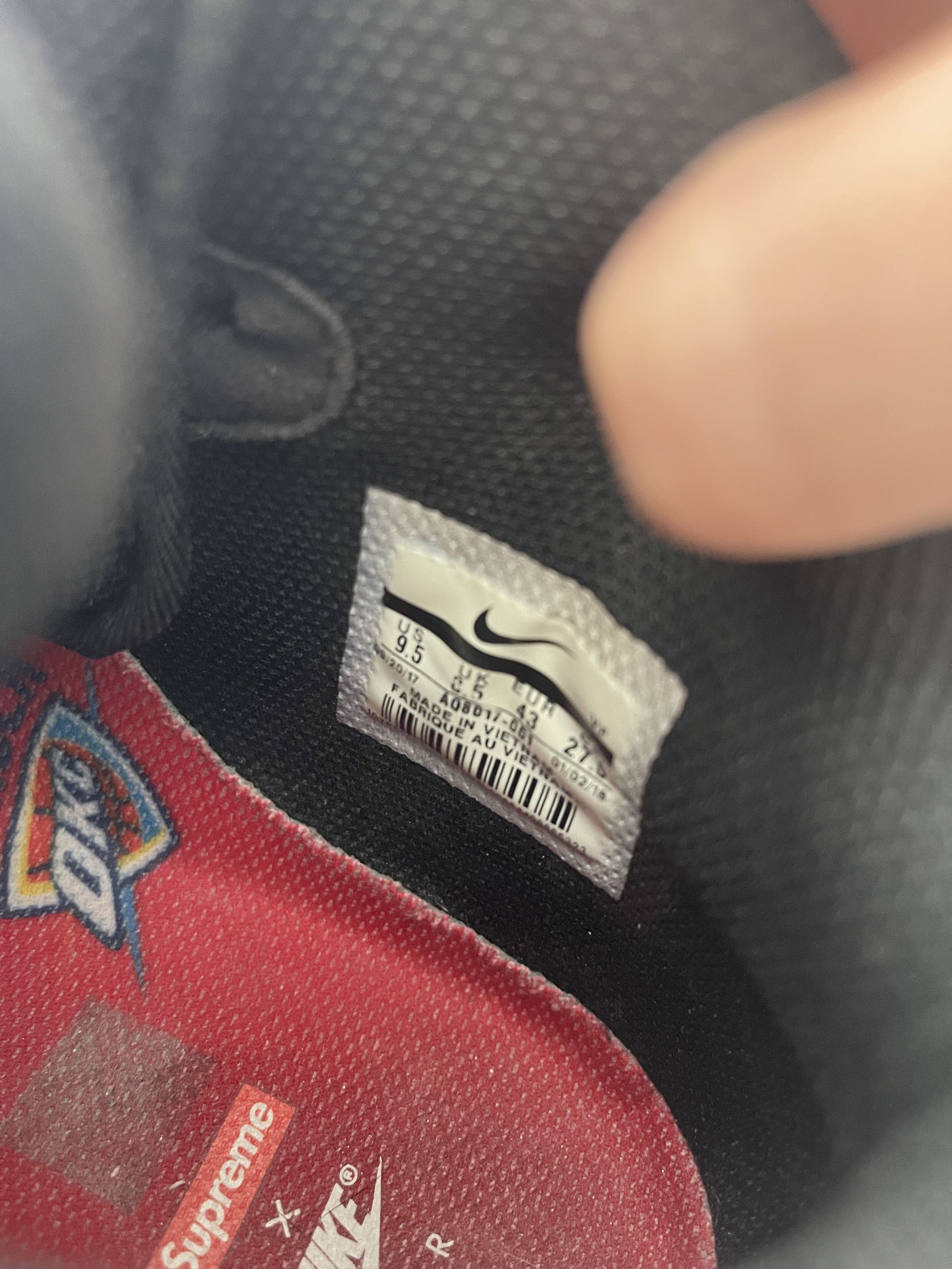 Supreme Nike Supreme x NBA x Air Force 1 07 Mid Black Size US 9.5 / EU 42-43 - 7 Thumbnail