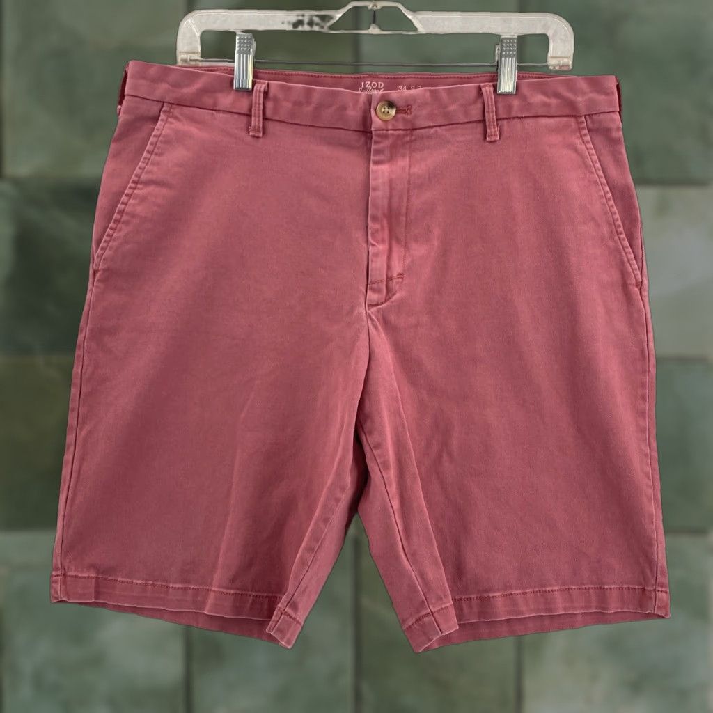 Izod VINTAGE Izod Saltwater Chino Shorts Mens 34 Shirt Size US 34 / EU 50 - 1 Thumbnail