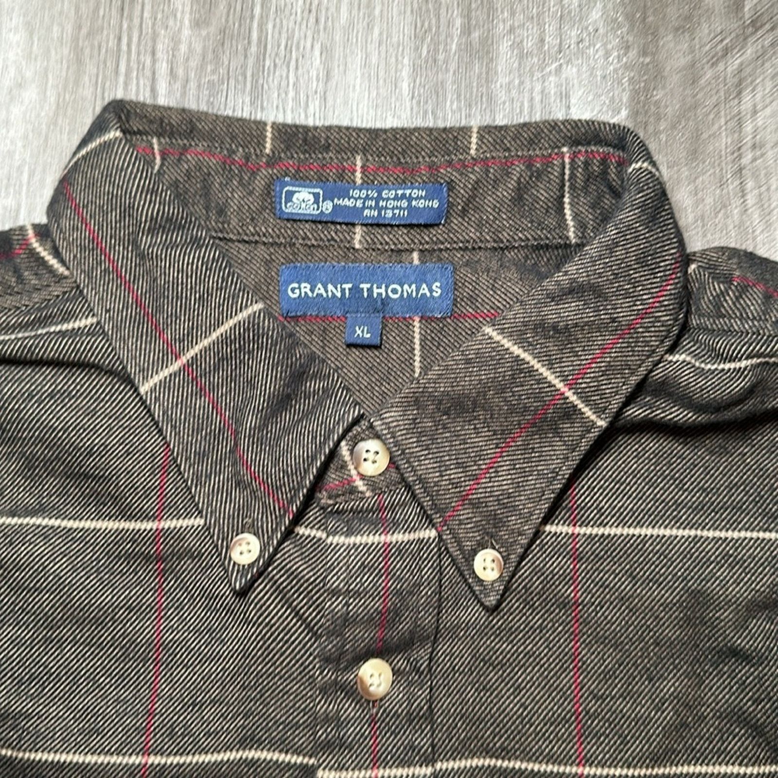 Grant Thomas Grant Thomas Flannel Long Sleeve Button Down - XL Size US XL / EU 56 / 4 - 5 Thumbnail