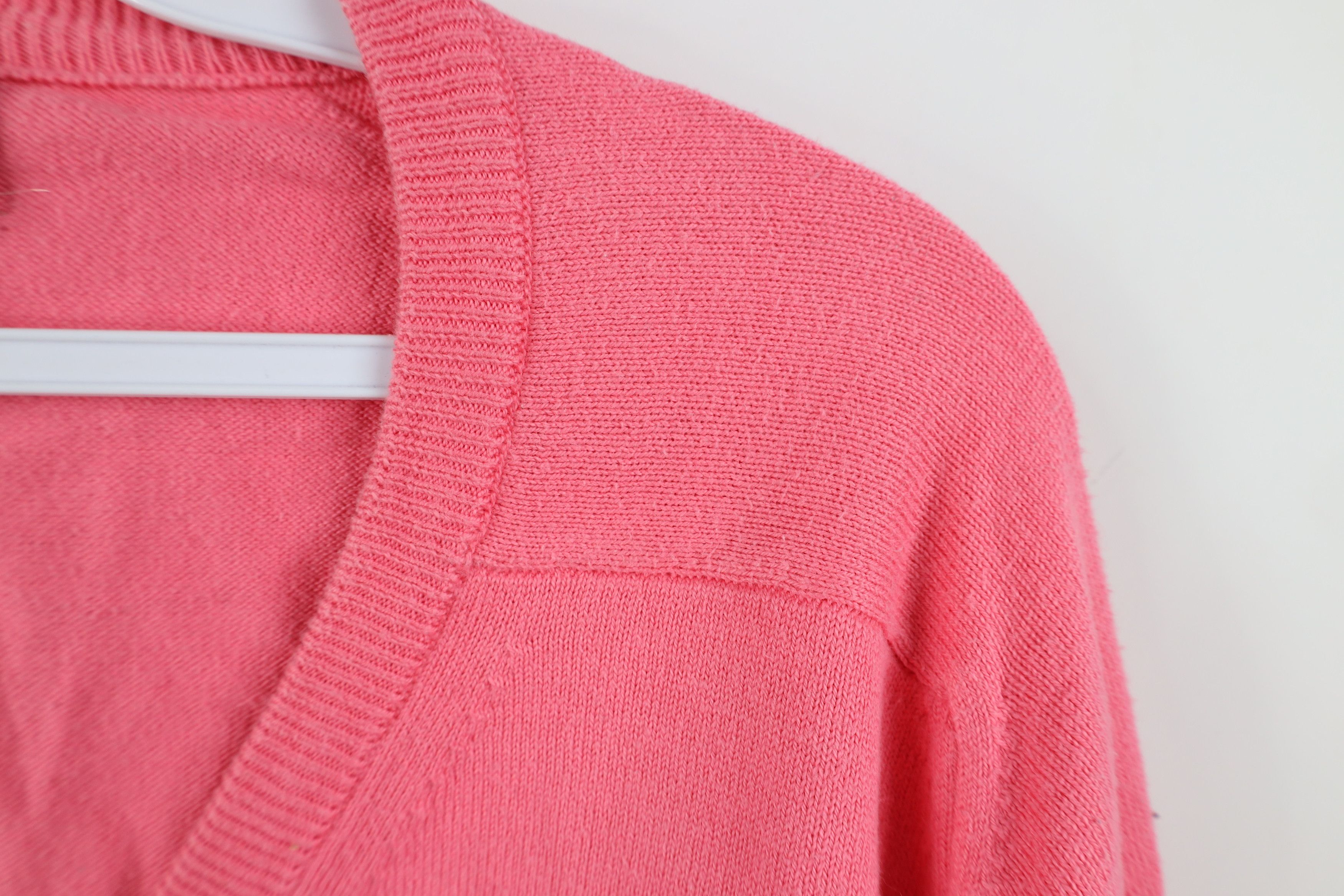 Vintage Vintage 90s Streetwear Island Cotton Knit Sweater Pink USA Size US L / EU 52-54 / 3 - 5 Thumbnail