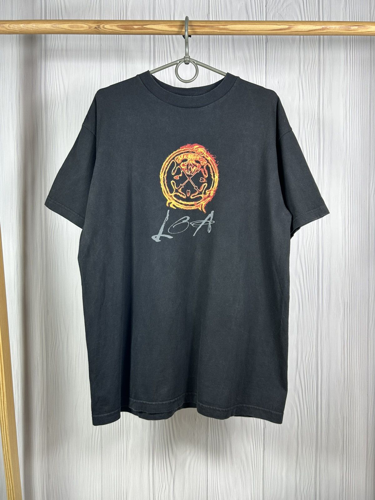 Band Tees Vintage 90s Life Of Agony LOA Band Fire T-Shirt Size L USA Size US L / EU 52-54 / 3 - 2 Thumbnail