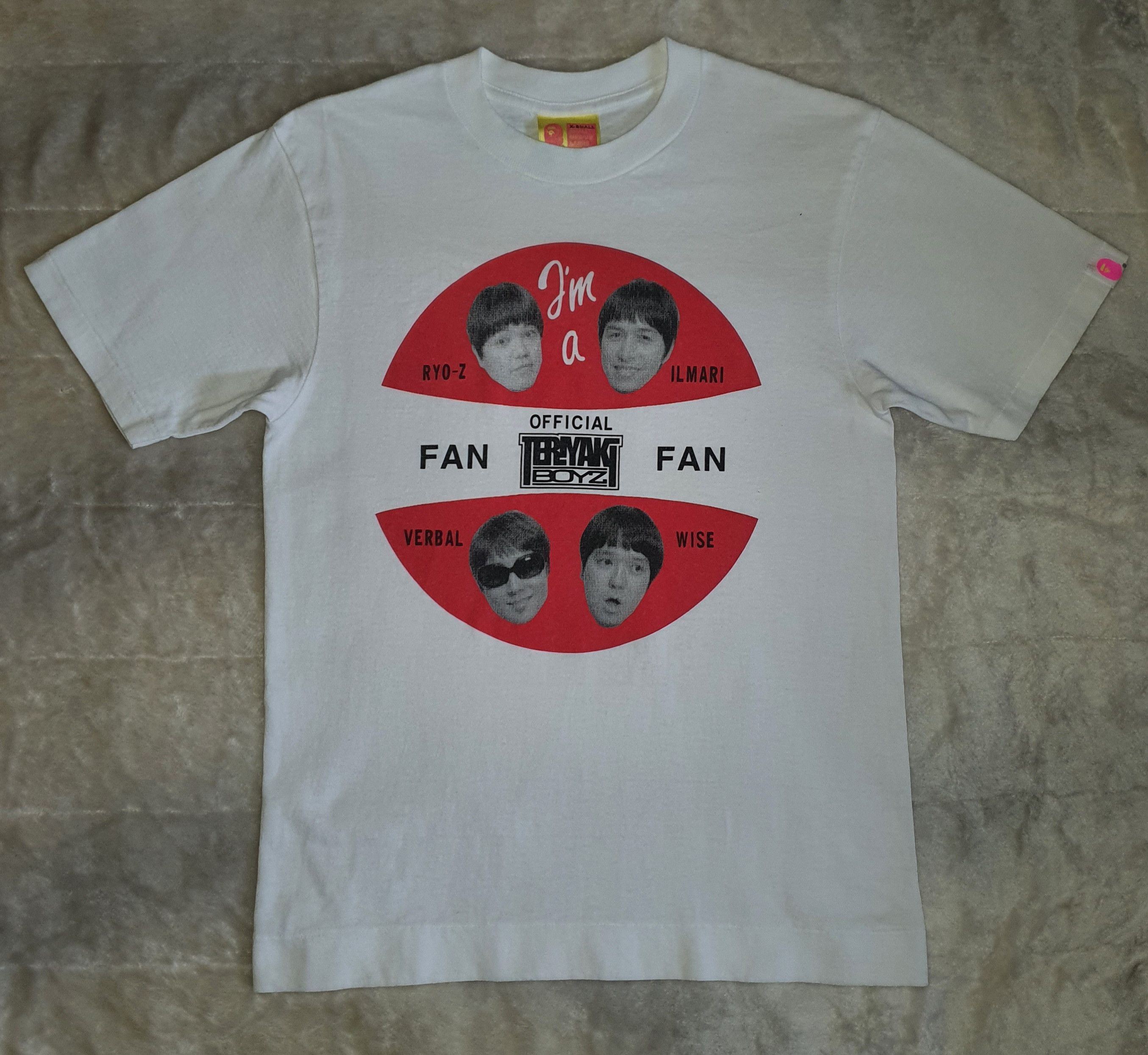 Bape Teriyaki Boyz “I’m a Fan” Official Fan Club Tee Size XS / US 0-2 / IT 36-38 - 1 Thumbnail