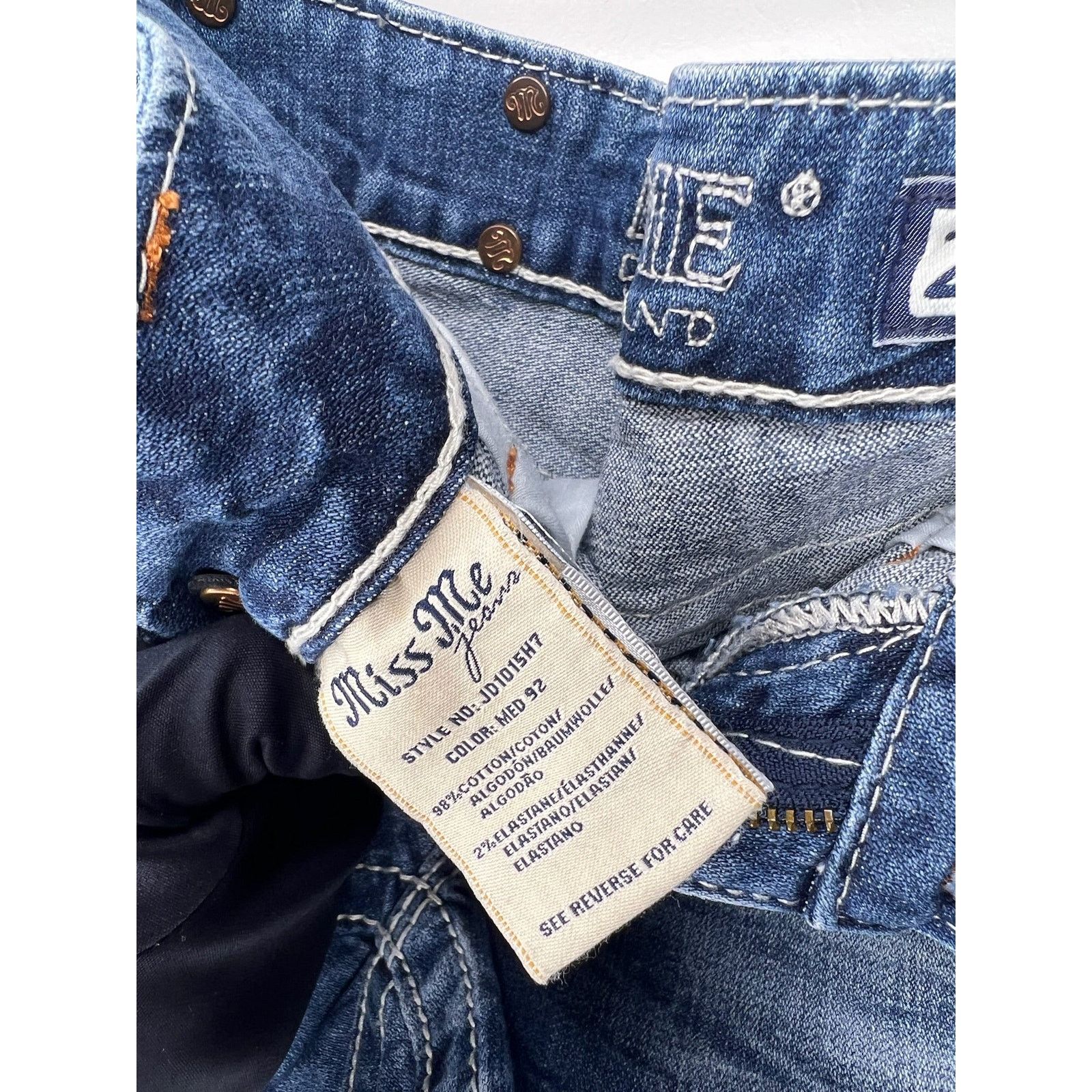 Miss Me Miss Me Denim Shorts, Size 26 Size 26" / US 2 / IT 38 - 6 Thumbnail