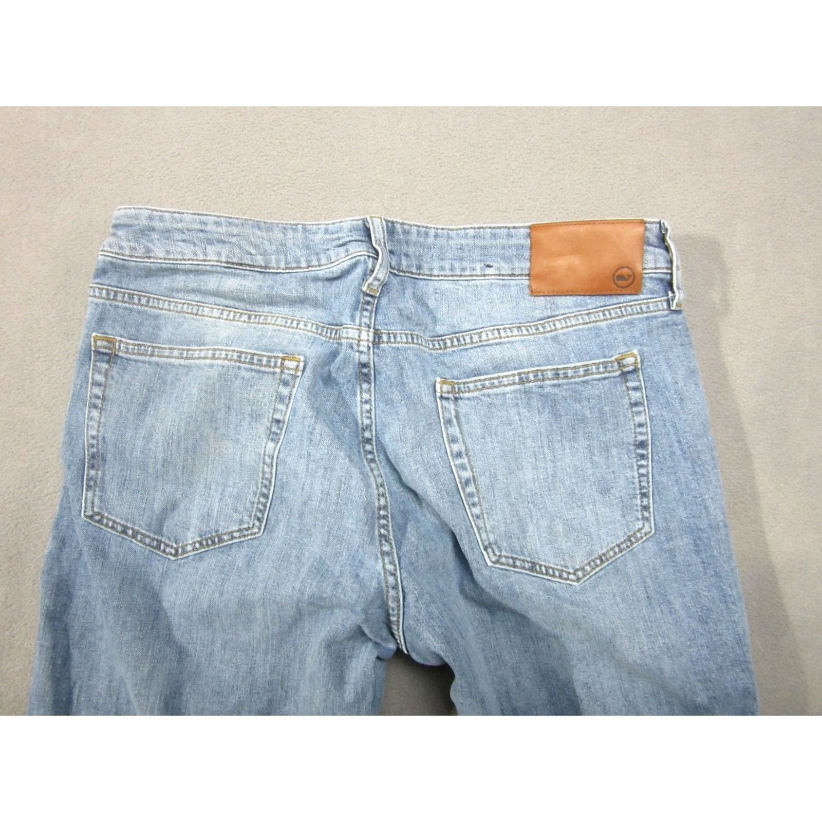 Vineyard Vines Vineyard Vines Jeans Mens 30x33.5 Blue Denim Stretch 5-Pocket Design Classic Fit Regular Modern Preppy Mens Size US 30 / EU 46 - 6 Thumbnail