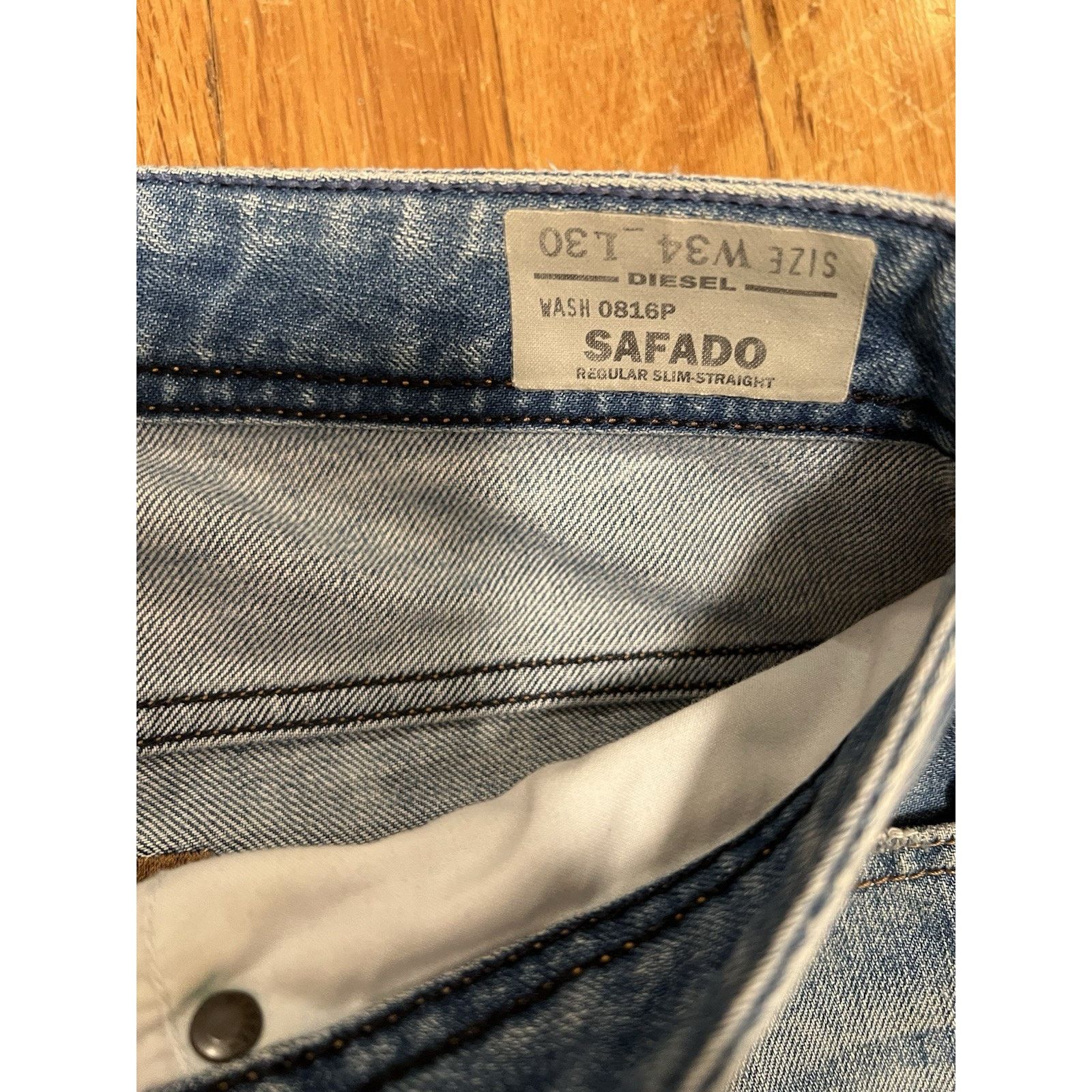 Diesel Diesel Slim Jeans Y2K 1993 D-Vyl 09m55 Men Size 34 A003129 Size 34" / US 12 / IT 48 - 5 Thumbnail