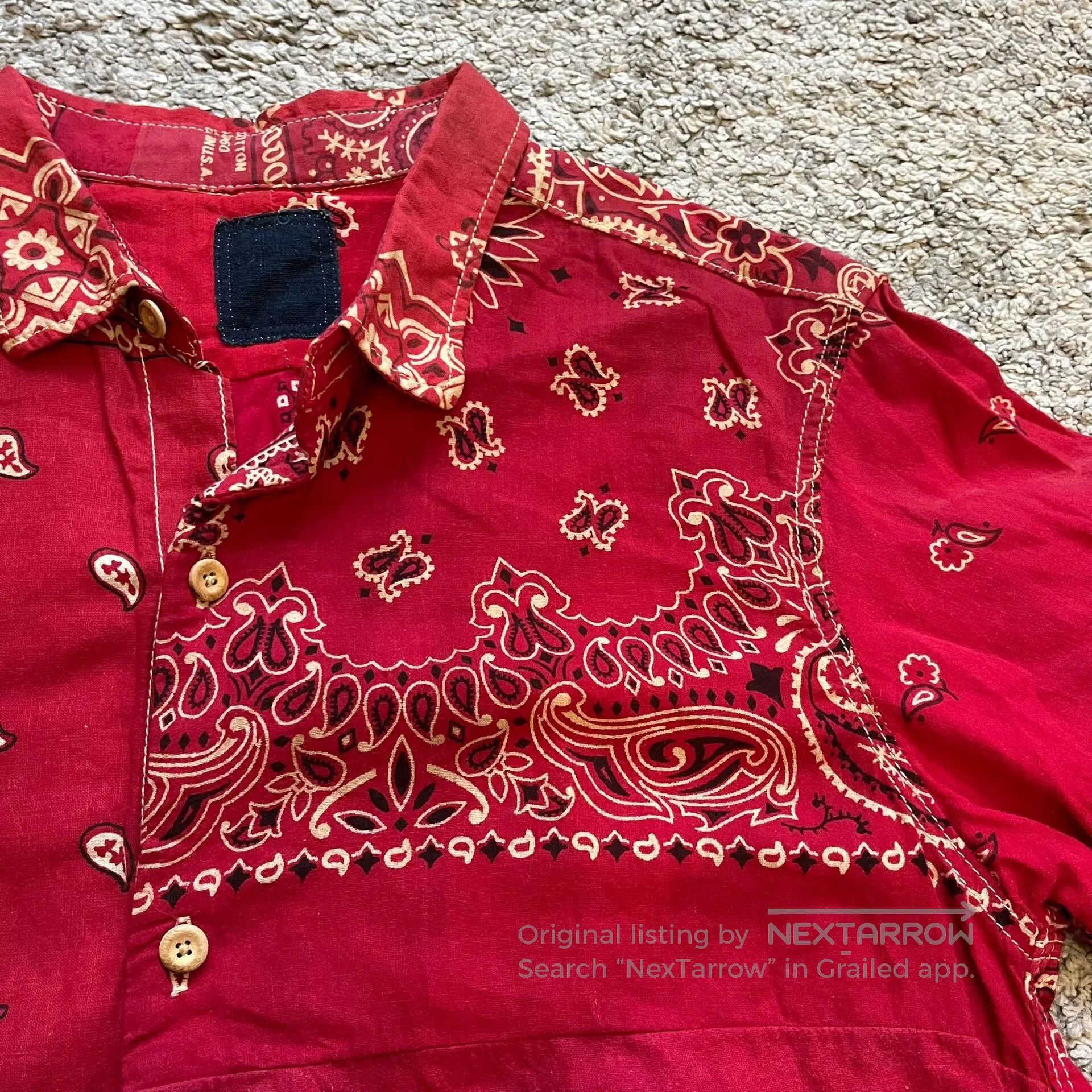 Visvim visvim ICT Long Rider LS Paisley Rare. Size US S / EU 44-46 / 1 - 2 Thumbnail