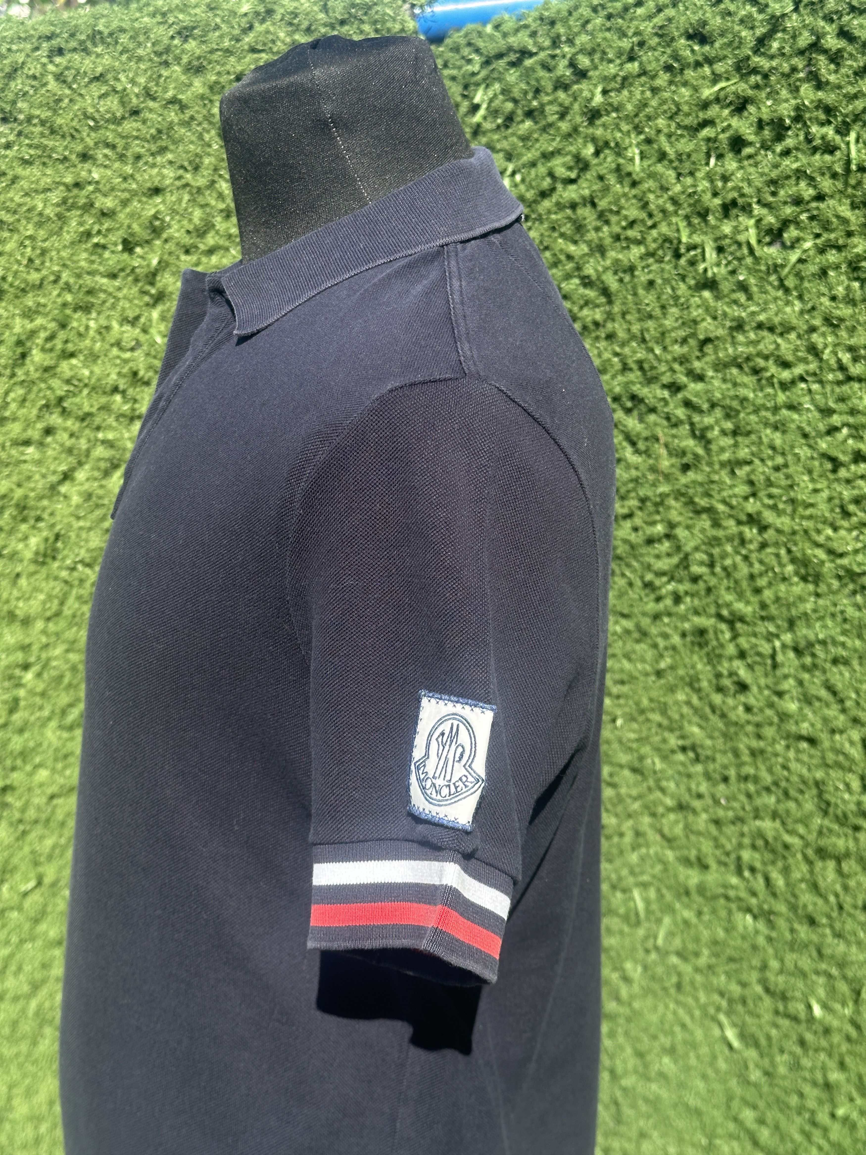 Moncler Moncler Gamme Bleu Blouse Casual Short Sleeve Tee Size M Size US M / EU 48-50 / 2 - 2 Thumbnail