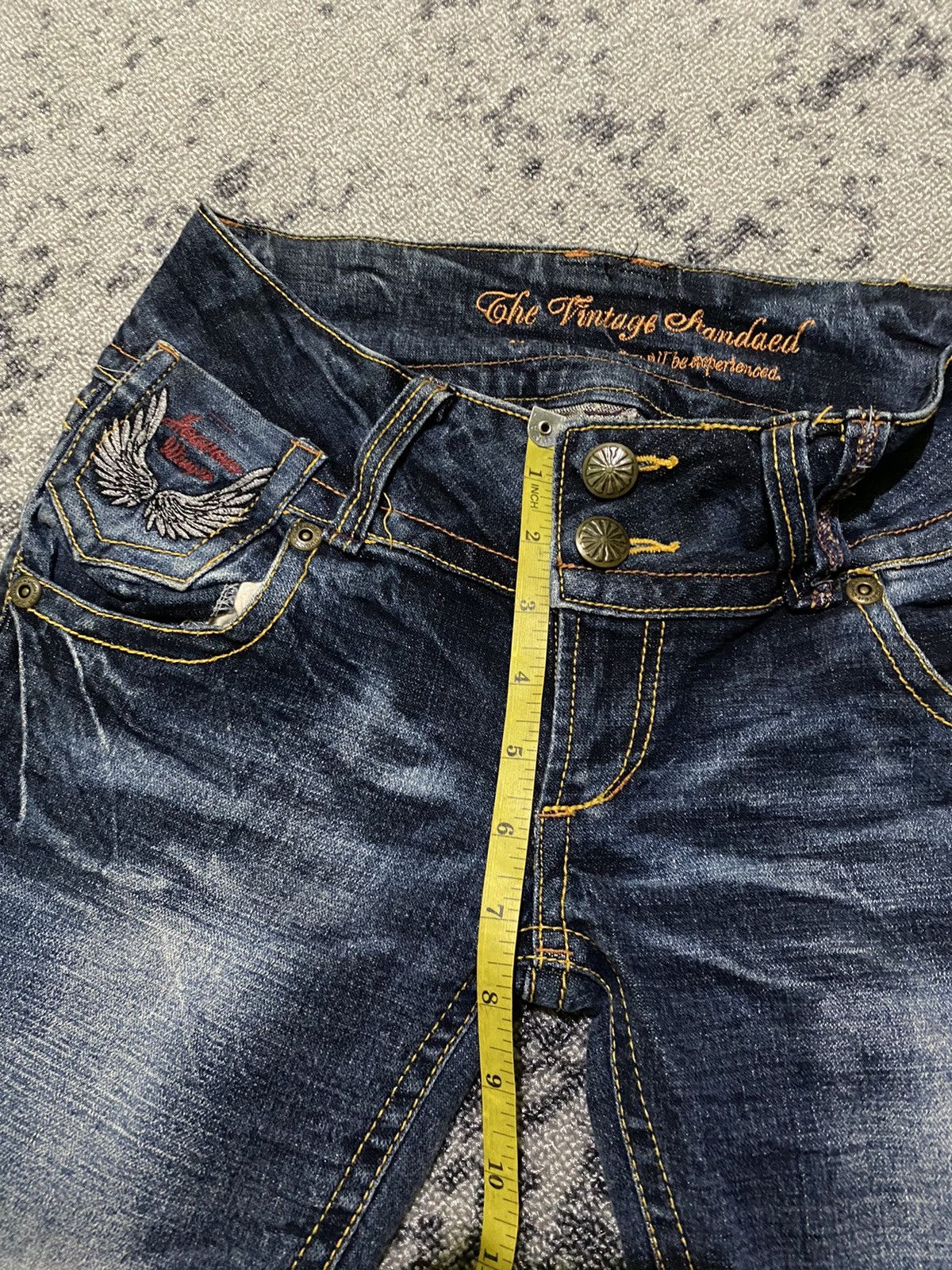 Hysteric Glamour Y2k the vintage standar ifsixwasnine bootcut Jeans Size 29" - 15 Thumbnail