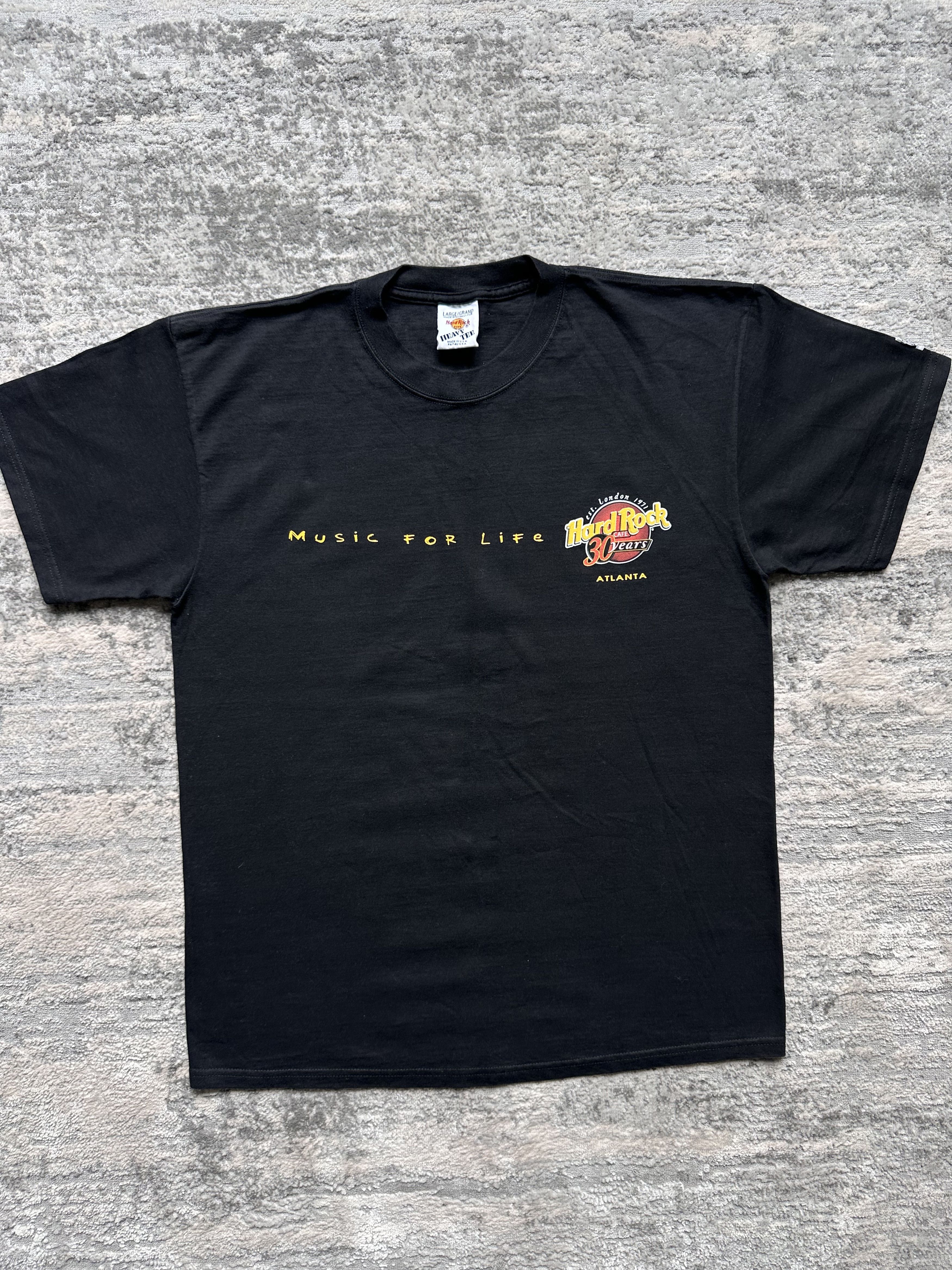 Hard Rock Cafe Hard rock cafe music for life vintage t shirt Size US L / EU 52-54 / 3 - 1 Thumbnail