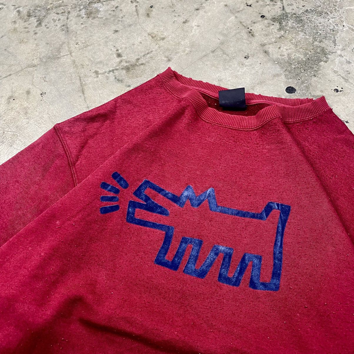 Keith Haring × Vintage y2k Keith Haring Arts Boxy Crewneck Size US L / EU 52-54 / 3 - 2 Thumbnail