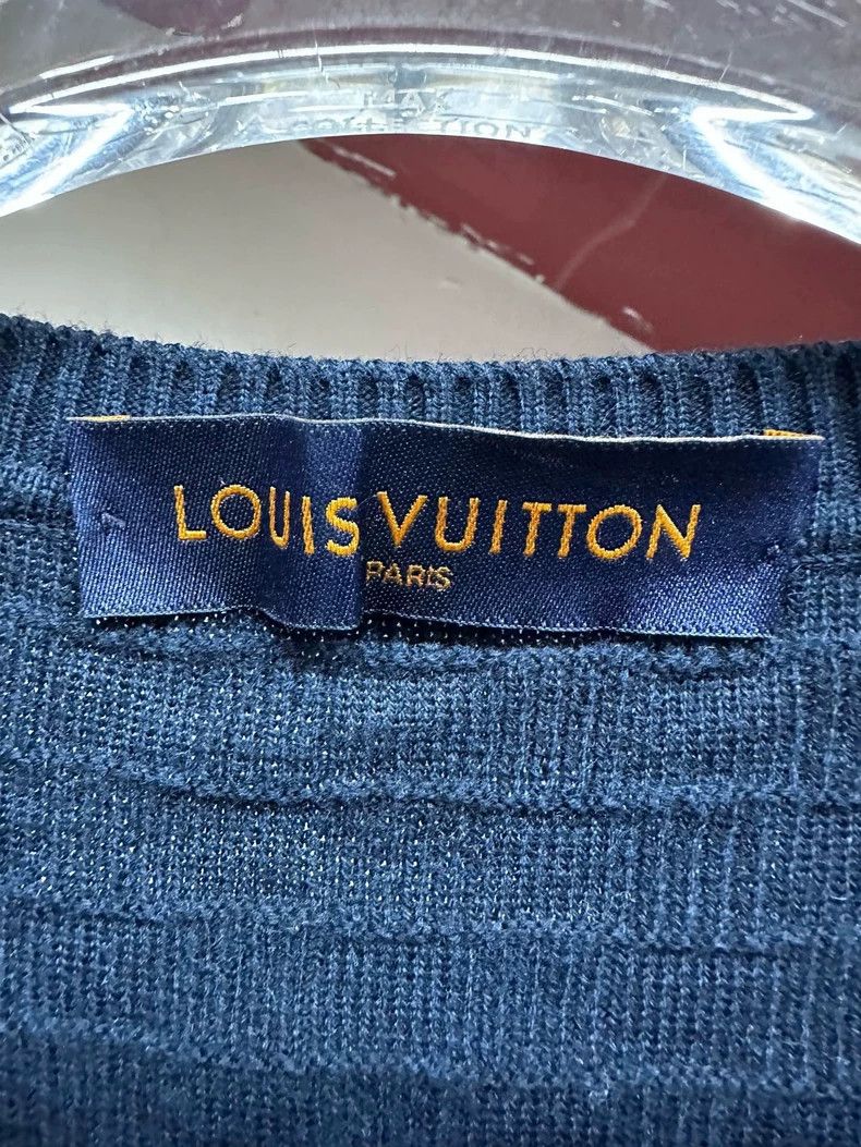 Louis Vuitton Louis Vuitton Dark checkerboard sweater Size US M / EU 48-50 / 2 - 2 Thumbnail